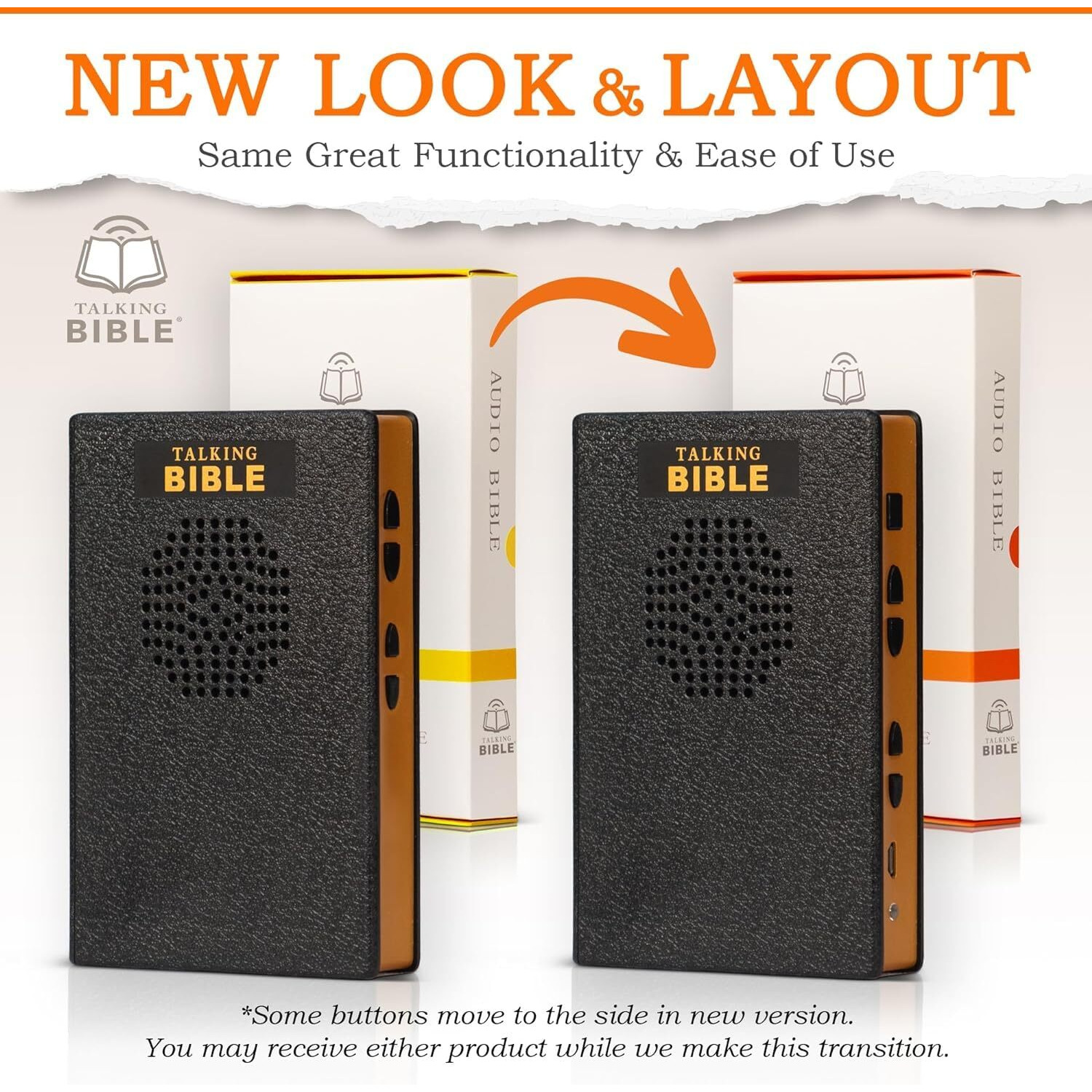Talking Bible - Electronic Holy Bible Audio Player In English For Seniors, Kids And The Blind, Solar And Usb Rechargeable, Kjv (King James Version), Black