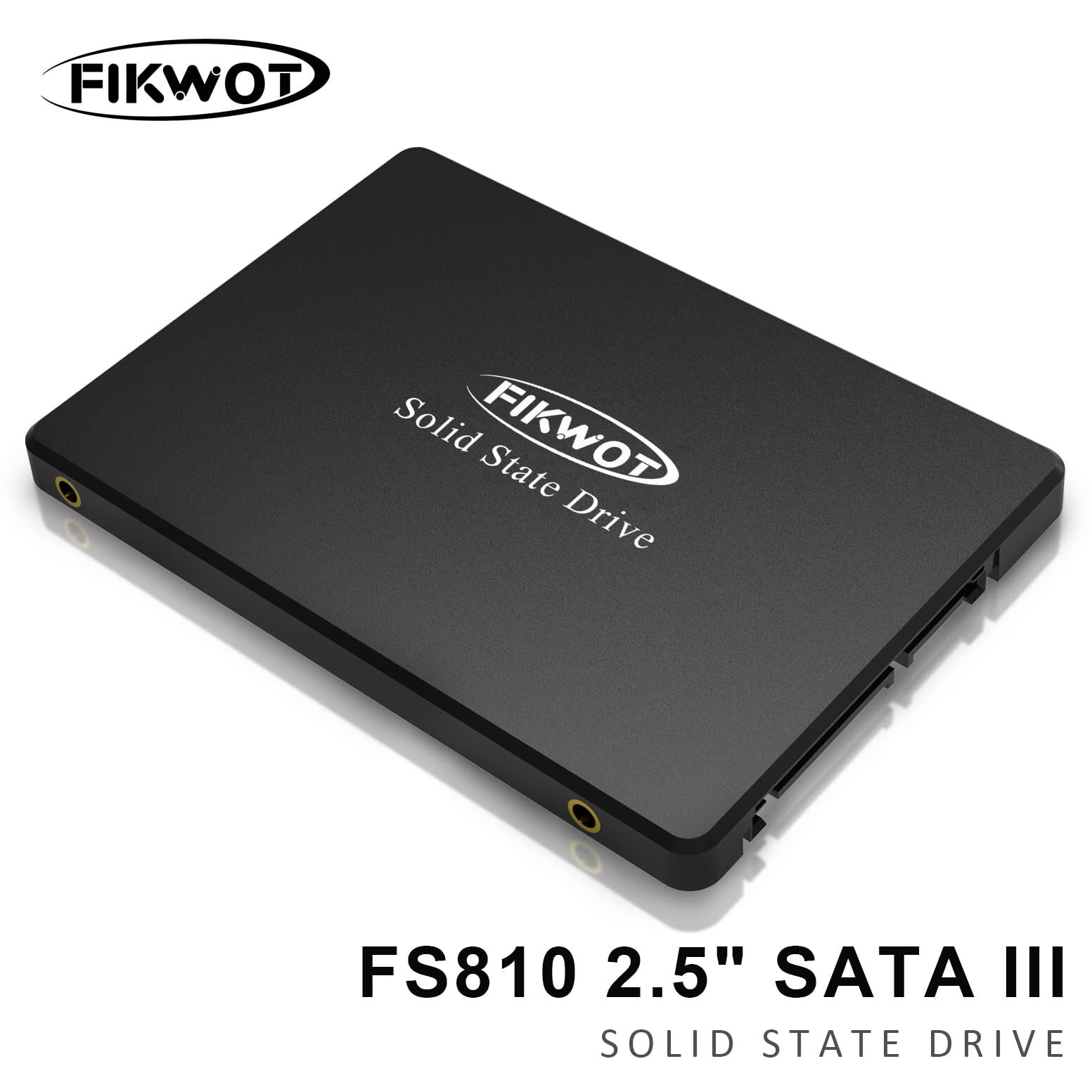 Fikwot Fs810 Ssd Sata Iii 2.5"" 6Gb/S, Internal Solid State Drive 3D Nand Flash (Read/Write Speed Up To 550/450 Mb/S) Compatible With Laptop & Pc Desktop -128Gb