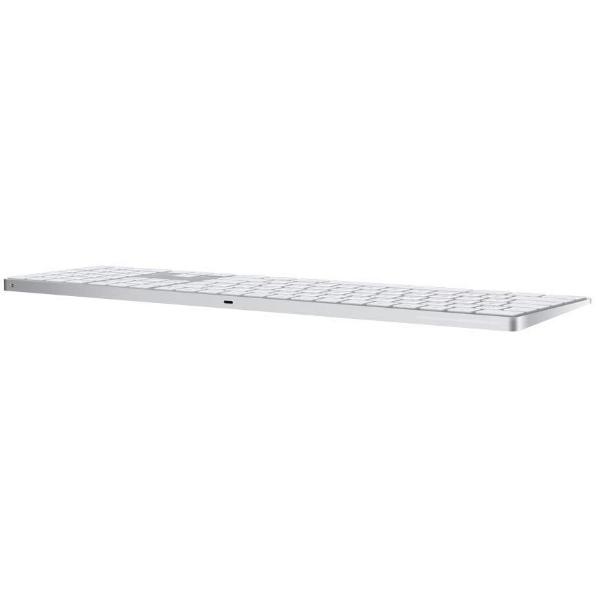 Apple Magic Keyboard With Numeric Keypad Wireless, Bluetooth, Rechargeable. Works With Mac, Ipad, Or Iphone Us English - White