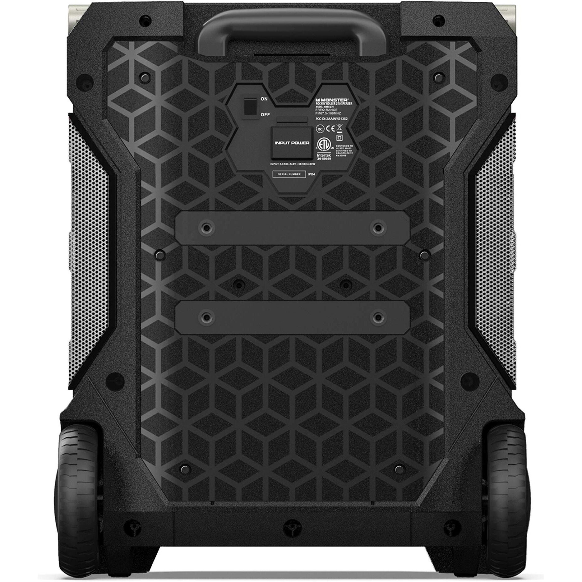 Monster Rockin Roller 270 Indoor/Outdoor Portable Bluetooth Speaker | Up To 200W Of 270 Degree Sound & Up To 100 Hours Of Playtime