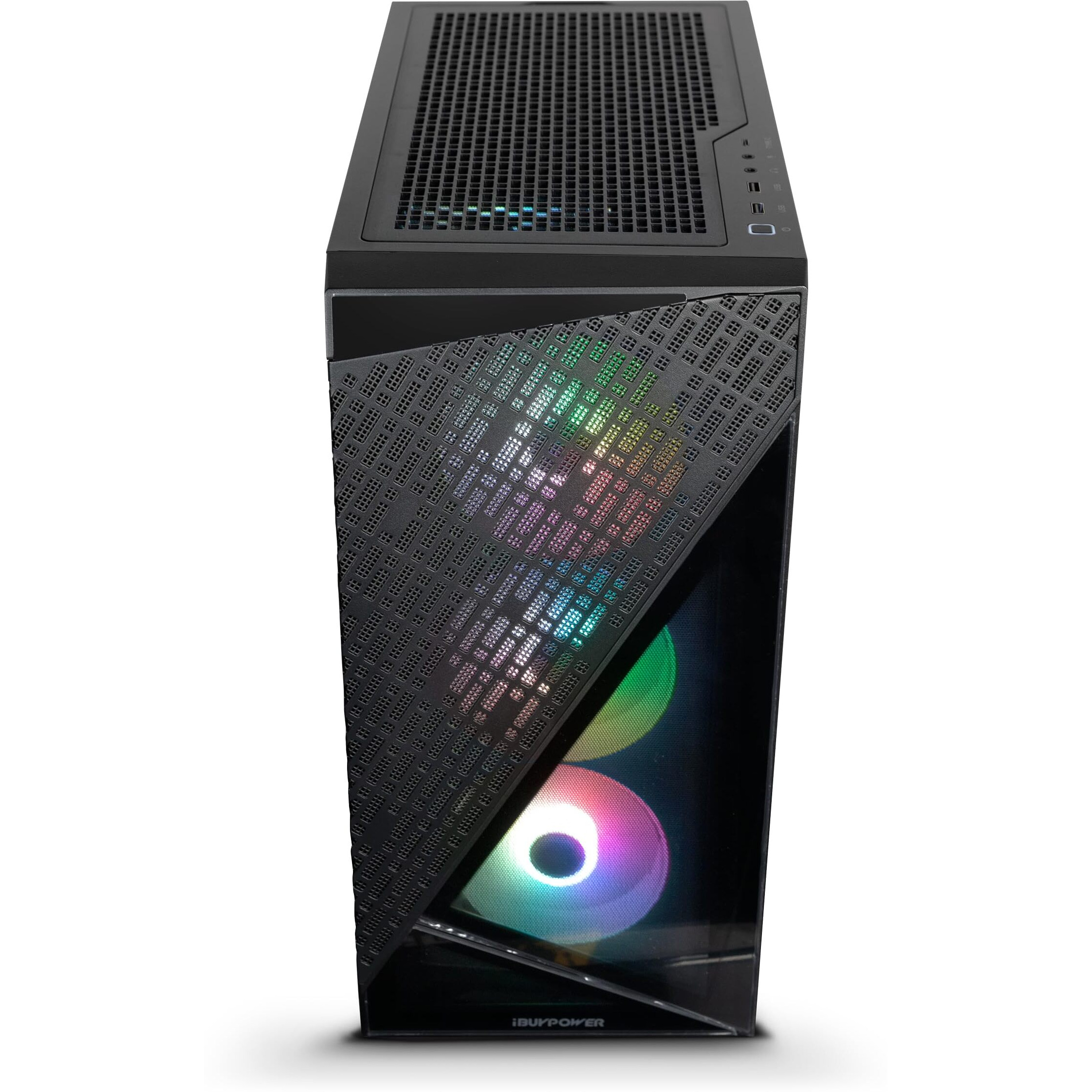 Ibuypower Slatemesh Gaming Pc Computer Desktop Slatemesha5N4601 (Amd Ryzen 5 7600, Rtx 4060 8Gb, 16Gb Ddr5 5200 Mhz, 500Gb Nvme Ssd, Windows 11 Home),Black