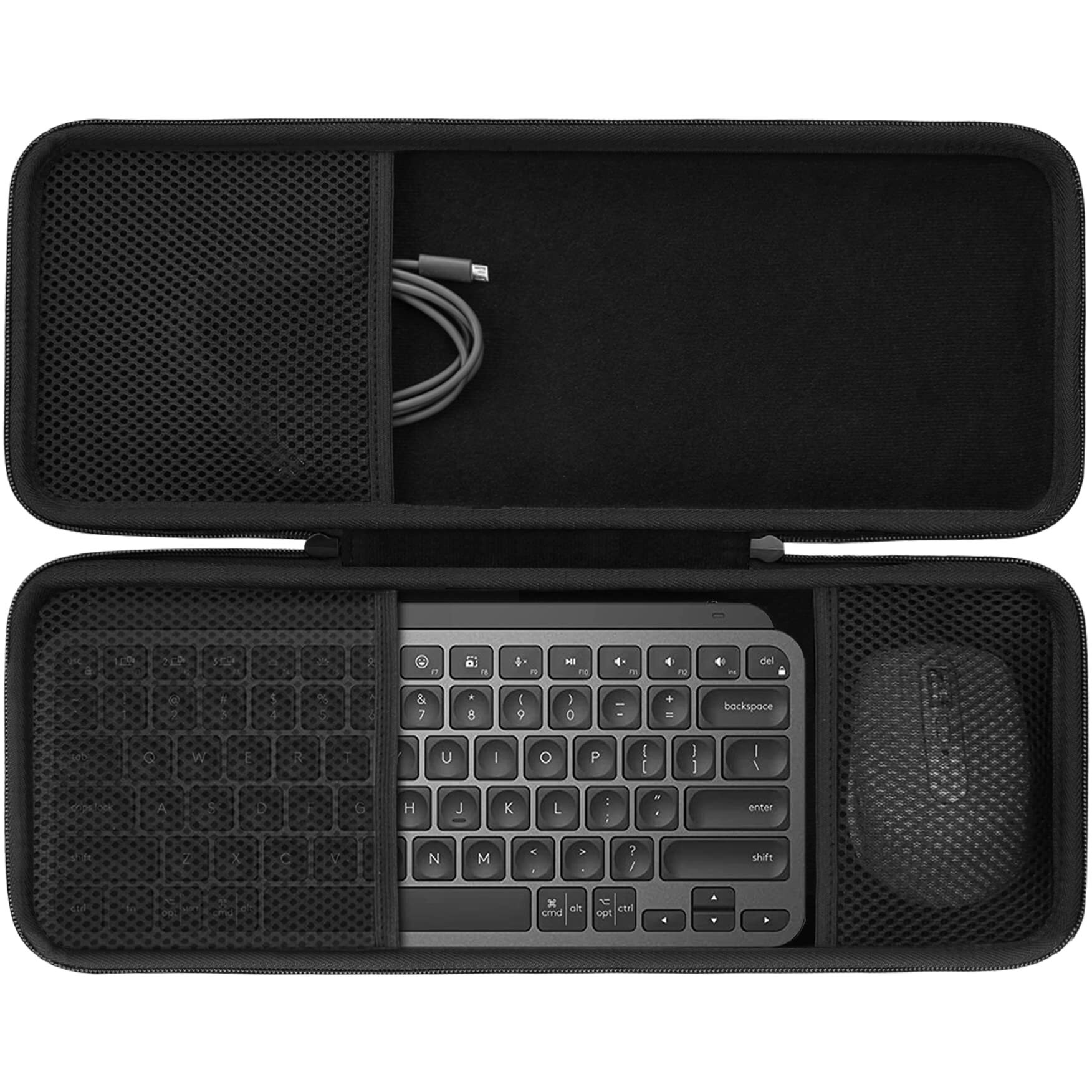 Co2Crea Hard Case Replacement For Logitech Mx Keys Mini Advanced Wireless Illuminated Keyboard And Anywhere 3 Compact Mouse Combo