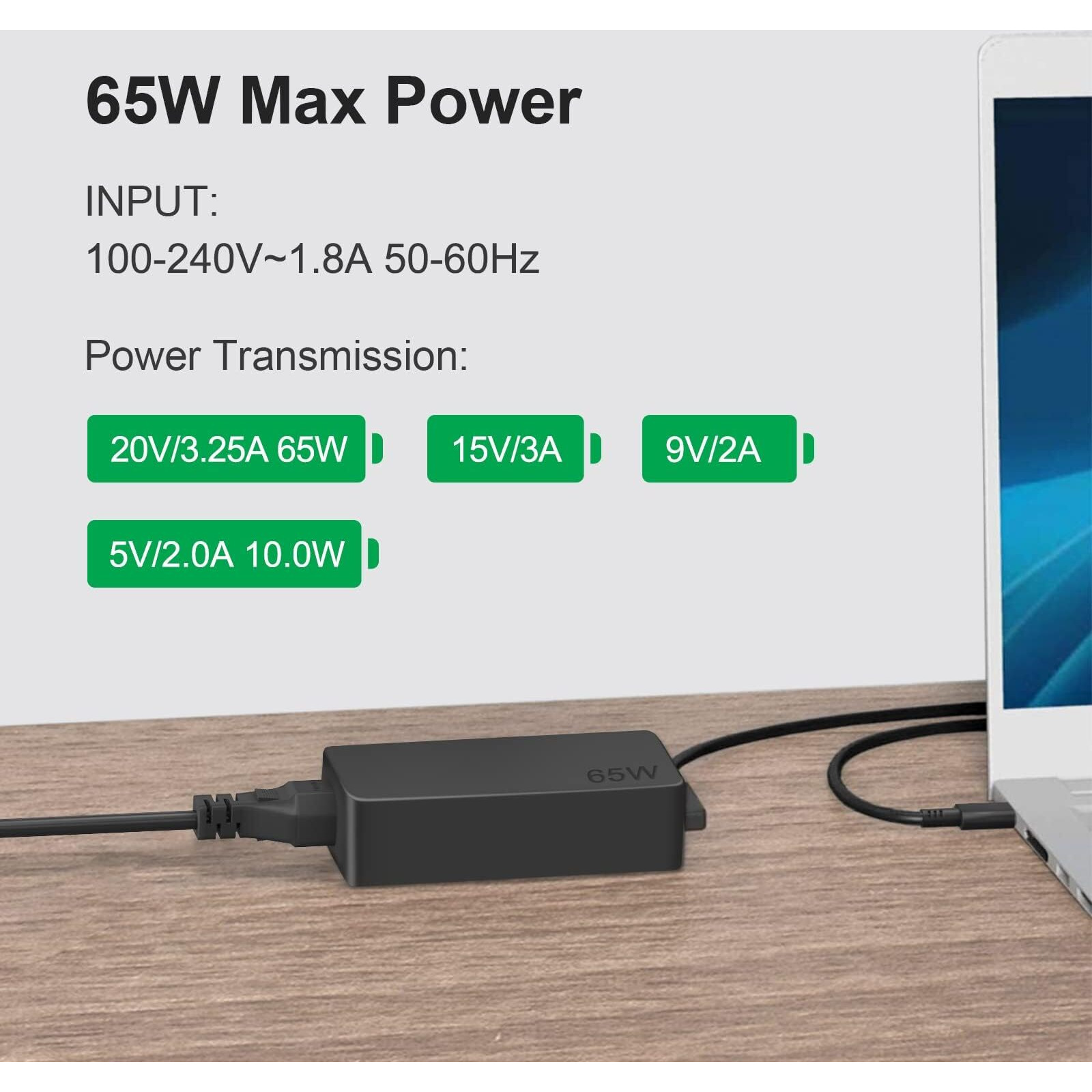 65W Usb C Charger For Lenovo Thinkpad/Yoga/Chromebook Laptop Computer 65W 45W Usb C Fast Power Adapter