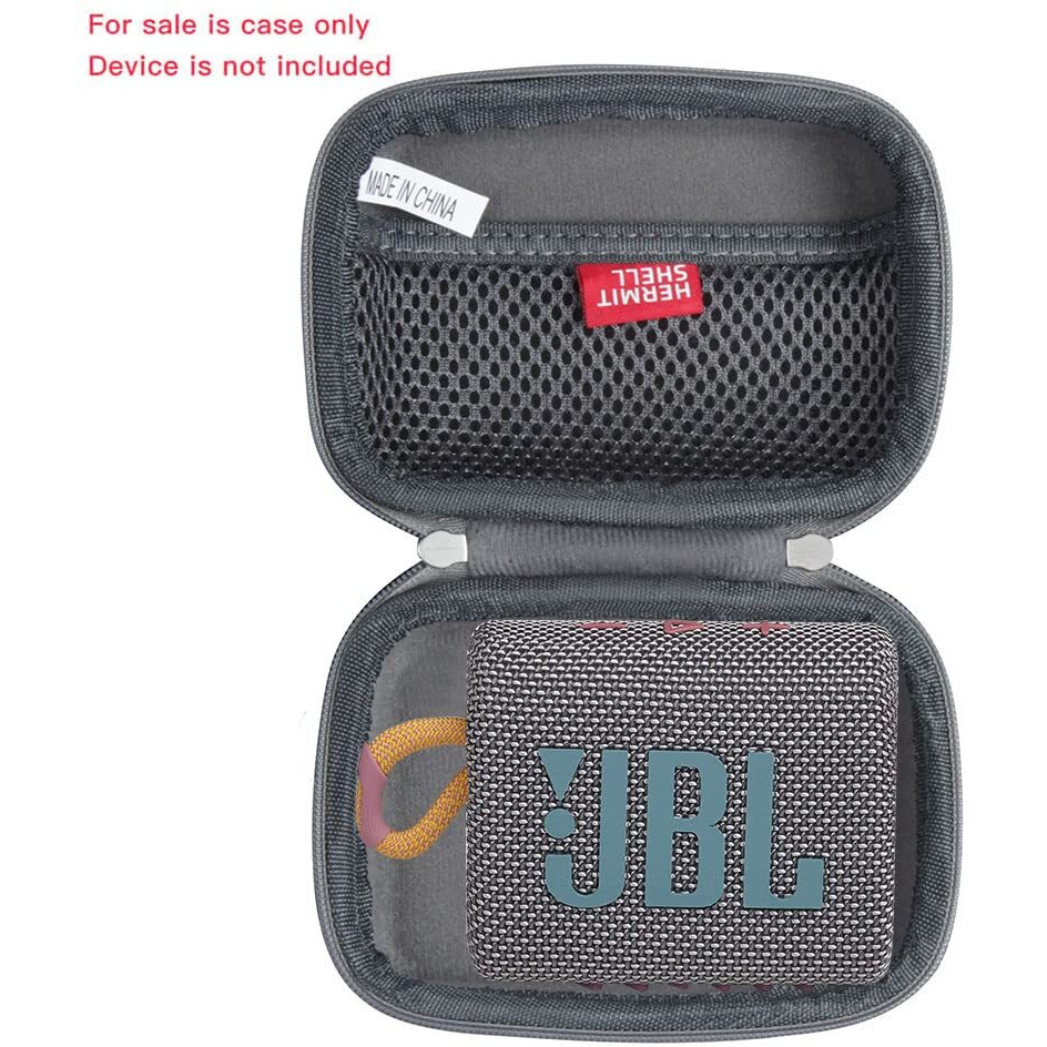 Hermitshell Hard Travel Case For Jbl Go 3 / Jbl Go 4 Portable Bluetooth Speaker (Gray)
