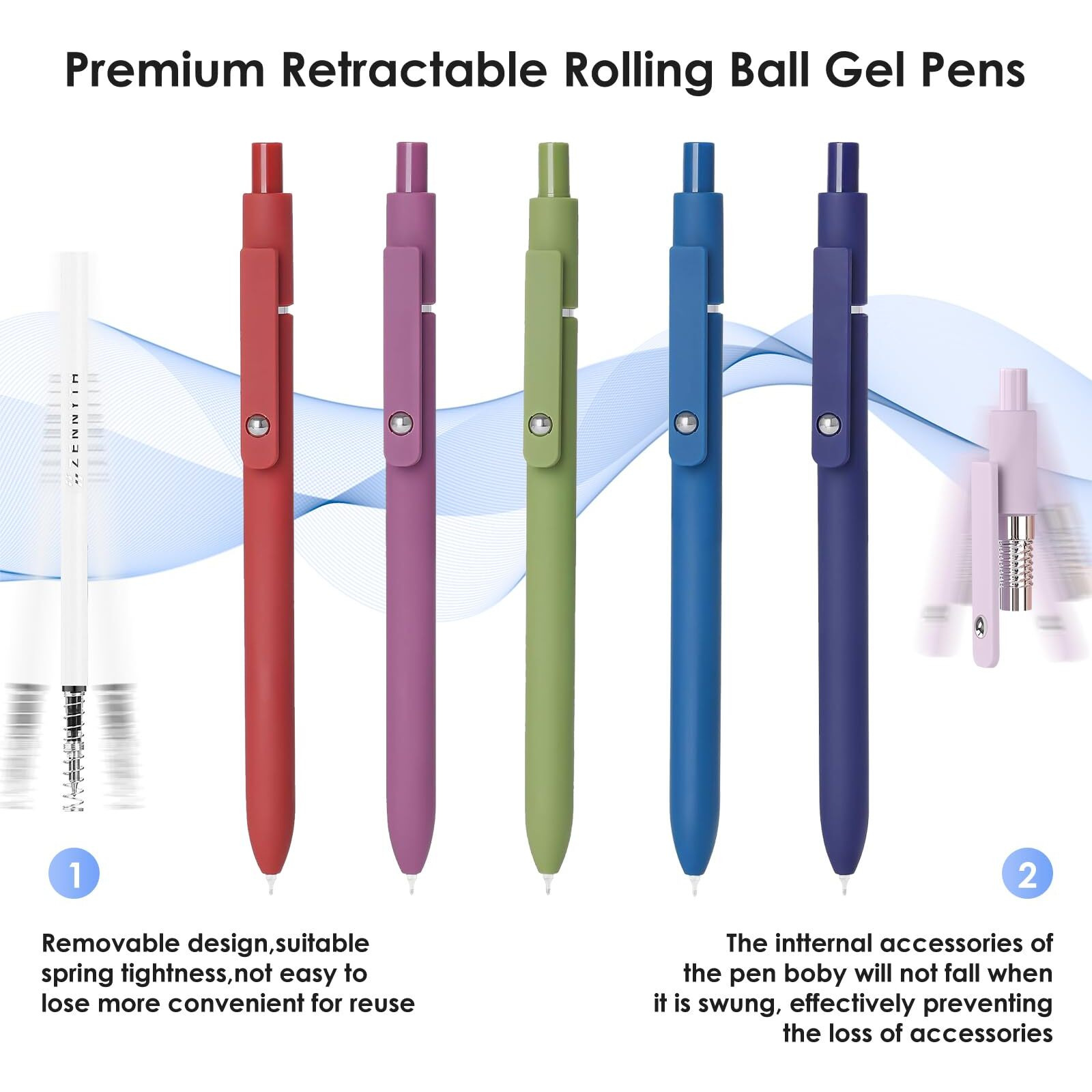 Halloween Gel Pens, Ballpoint Pens For Adults, Teen Girl Gifts Trendy Stuff, Funny Gifts For Women, 0.5Mm Fine Point Black Ink Cool Japanese Cute Pen, Smooth Writing Preppy Thanksgiving Party Supplies