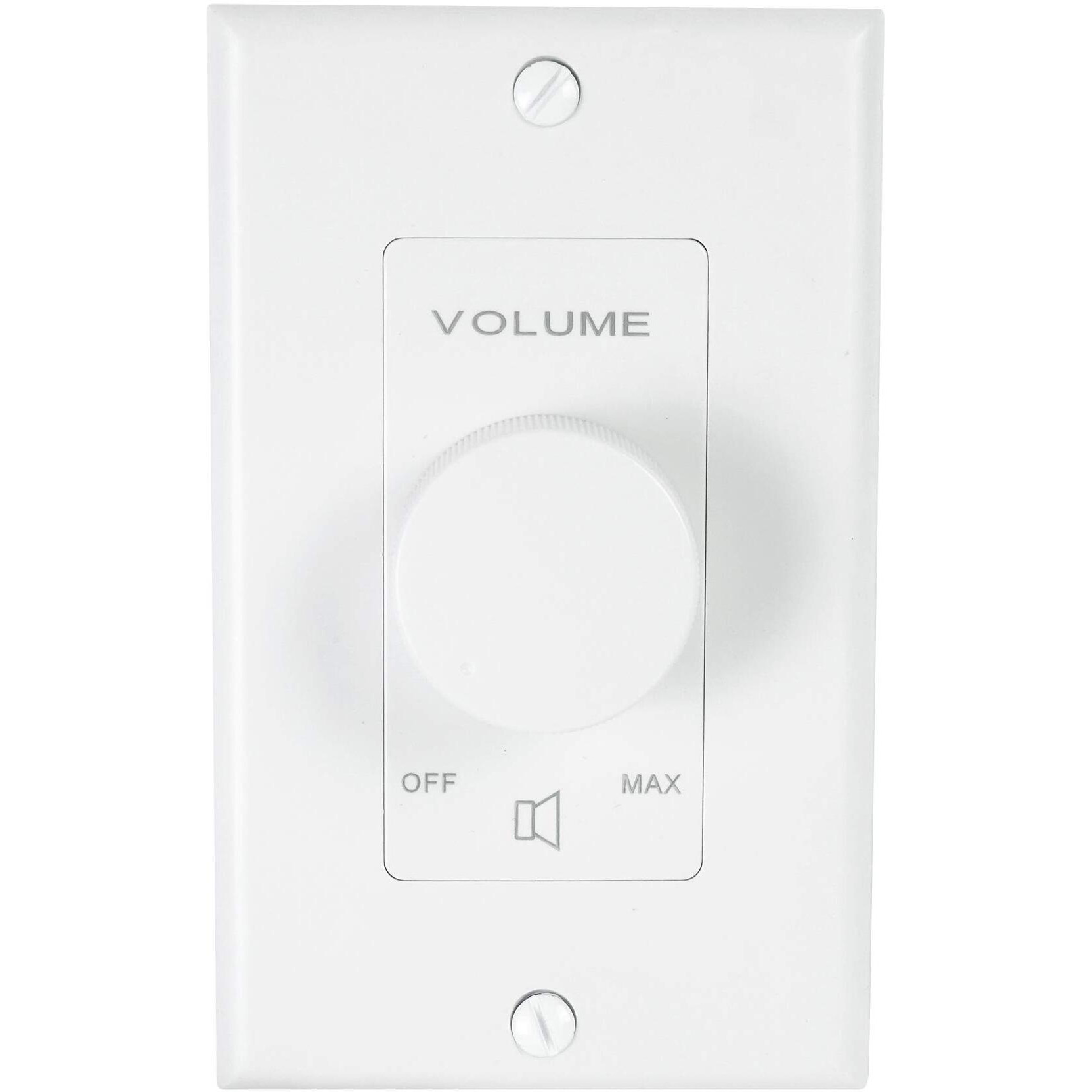Rockville Vol850 8 Ohm 50W X2 Wall Stereo Volume Controller 12 Step Rotary Knob