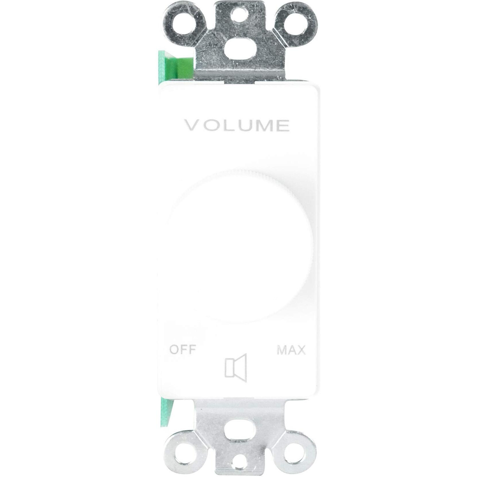 Rockville Vol850 8 Ohm 50W X2 Wall Stereo Volume Controller 12 Step Rotary Knob