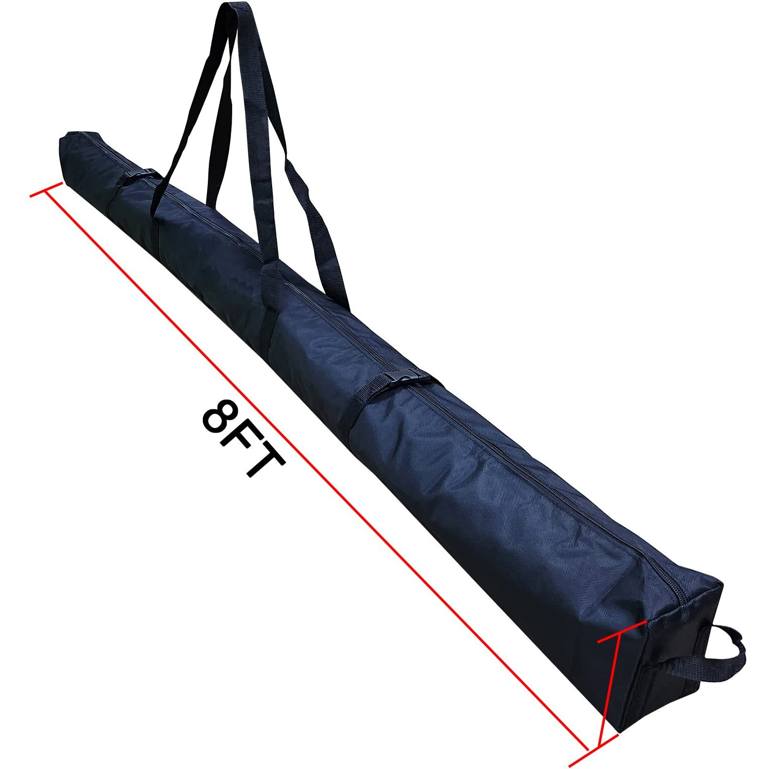Hecis Backdrop Stand Bag, 8Ft Pipe And Drape Carry Bag, Upright Bag, Crossbar Bag, Pole Bag, For Pipe And Drape Backdrop Stand, Metal Backdrop Stand