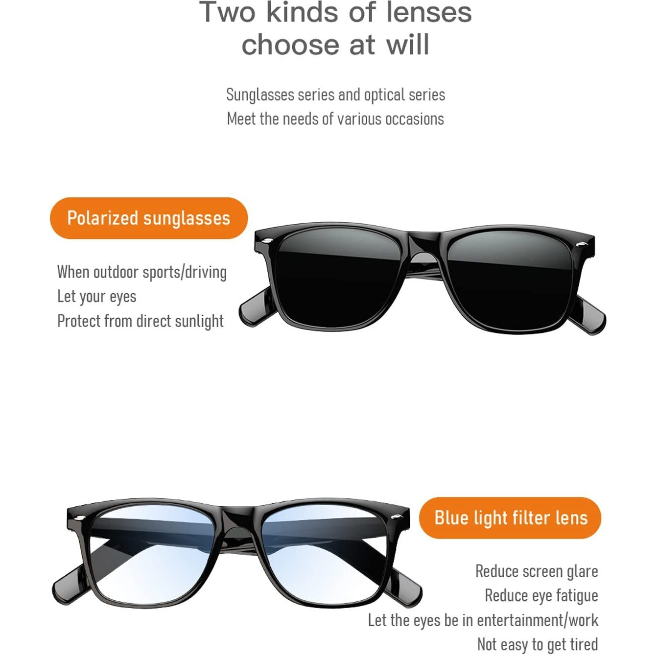 Meagtlva Bluetooth Glasses For Men And Women