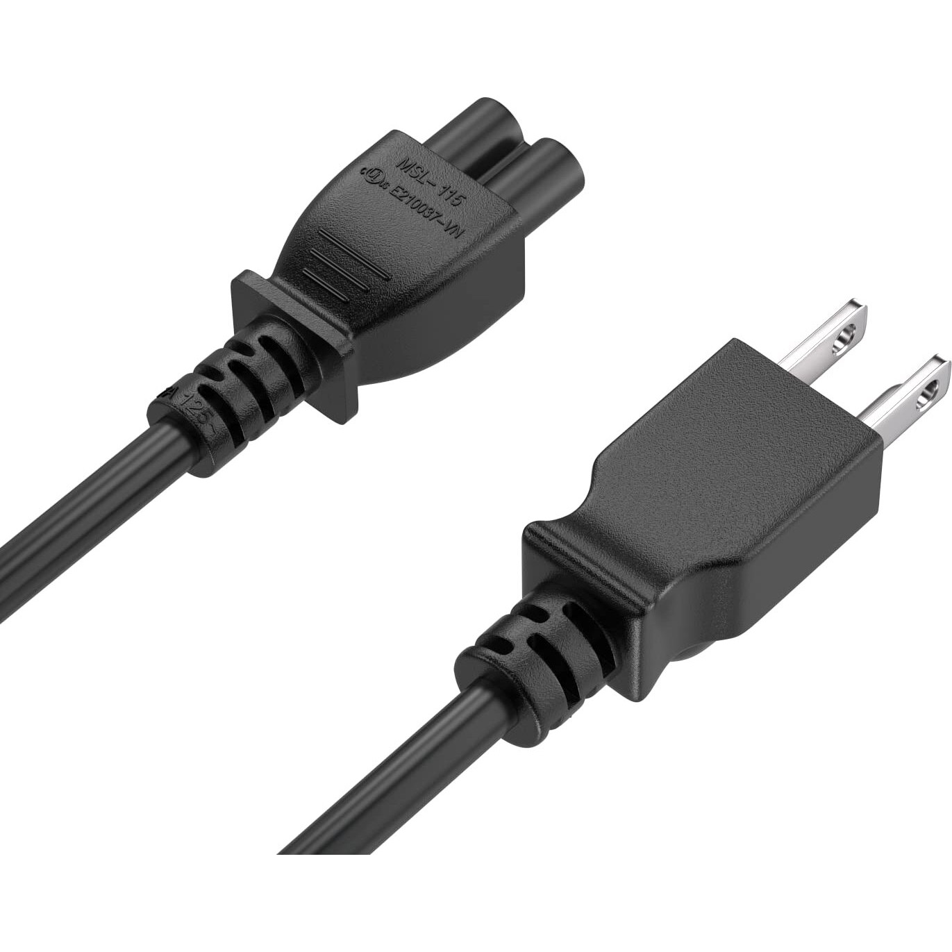 Cable Leader 10 Ft 18 Awg 3-Prong Notebook Ac Power Cord (Iec320 C5 To Nema 5-15P)