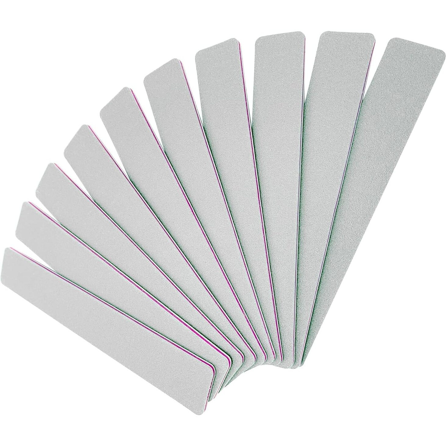 Nail File For Acrylic Nails And Natural Nails 27 Pcs, Professional Double Sided 100/180 Grit Nail Files Emery Board