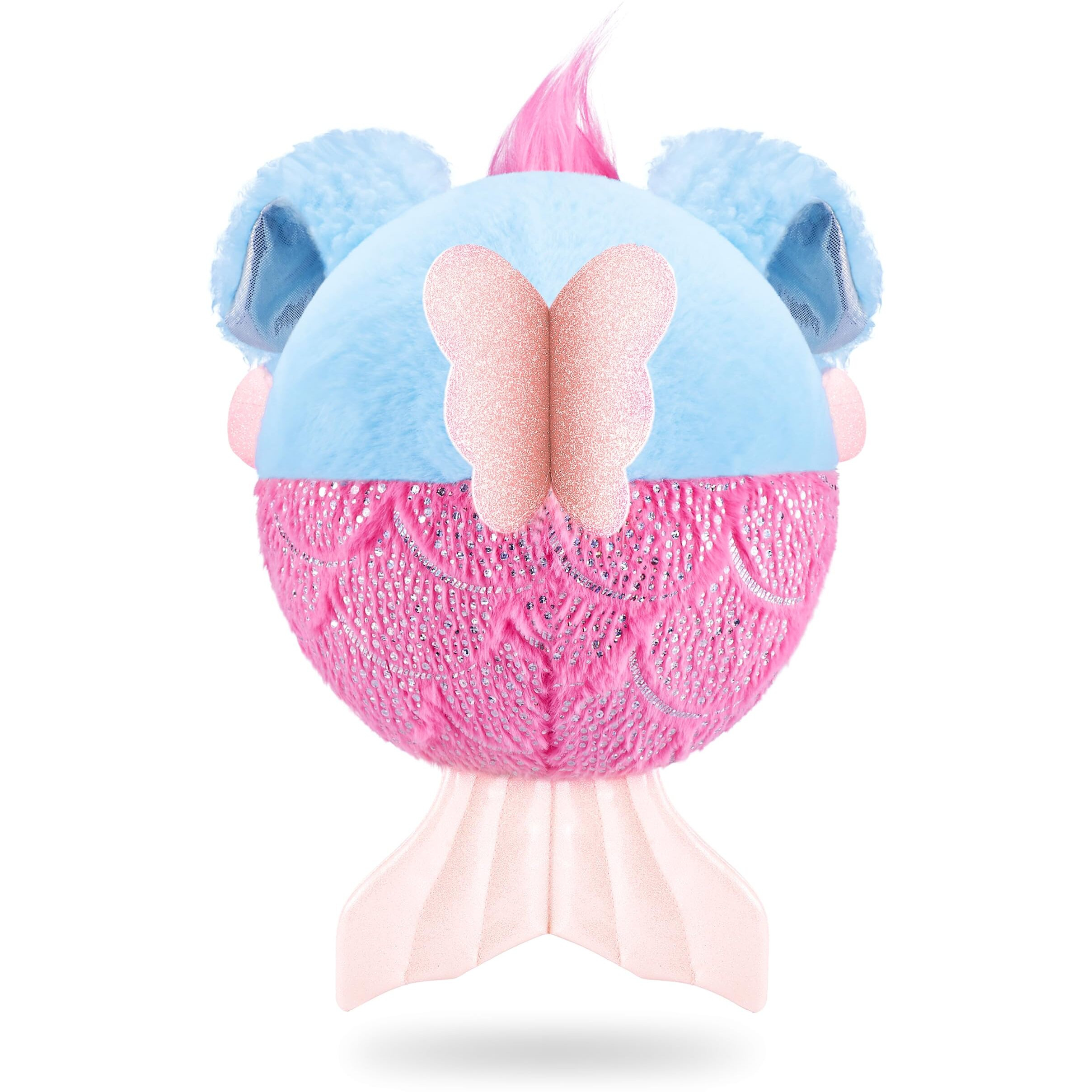 Rainbocorns Mermaidcorn (Puppy) By Zuru, Collectible Plush, Mermaid Surprises, Cuddle Plush Stuffed Animal, Surprise Egg, Stickers, Magic Sands & Bubble Mixture, For Girls 3+ Up