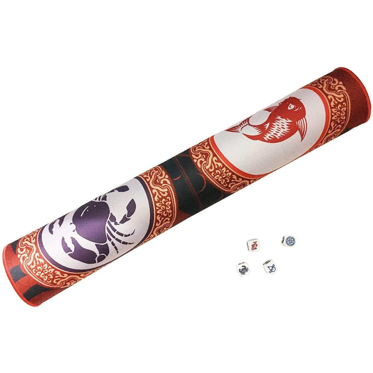 Fish Prawn Crab Dice Game - Asian Lucky Game - Adult Dice Game - Lunar New Year Game-Bau Cua Ca Cop - Chinese New Year Dice Game