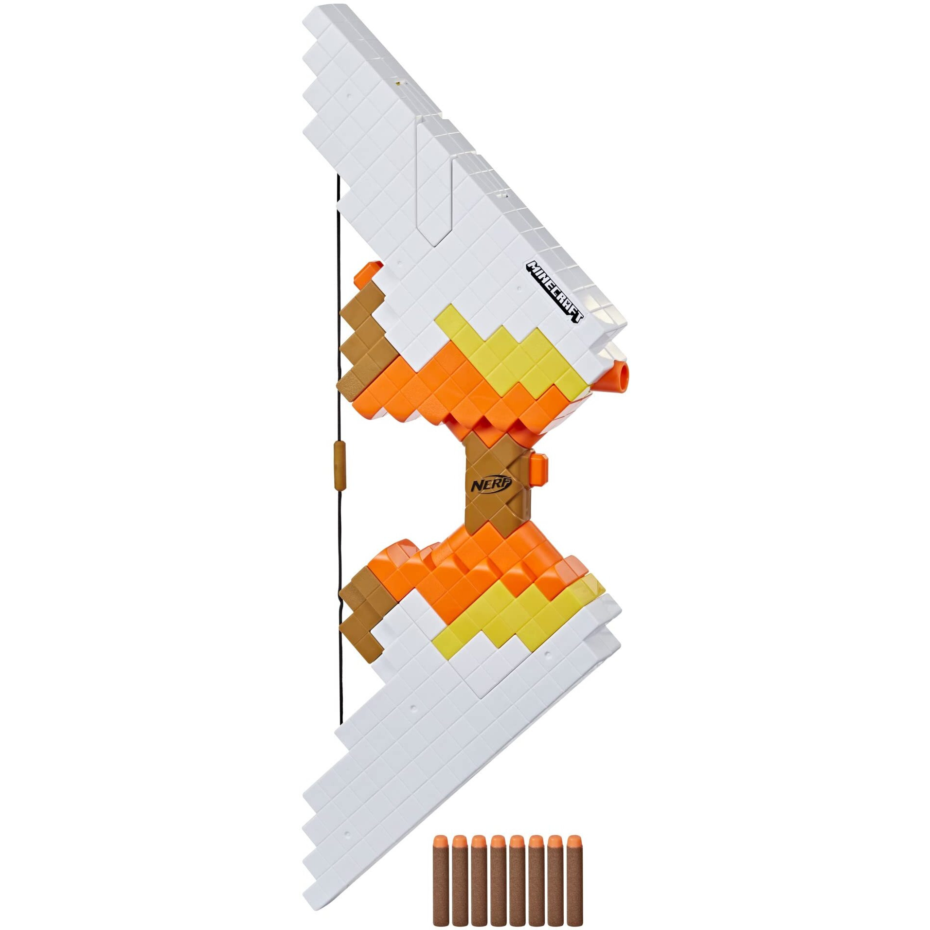 Nerf Minecraft Sabrewing Motorized Blaster Bow, 8 Elite Darts, 8-Dart Clip, Electric Full Auto Toy Foam Blasters, Minecraft Toys For 8 Year Old Boys And Girls And Up