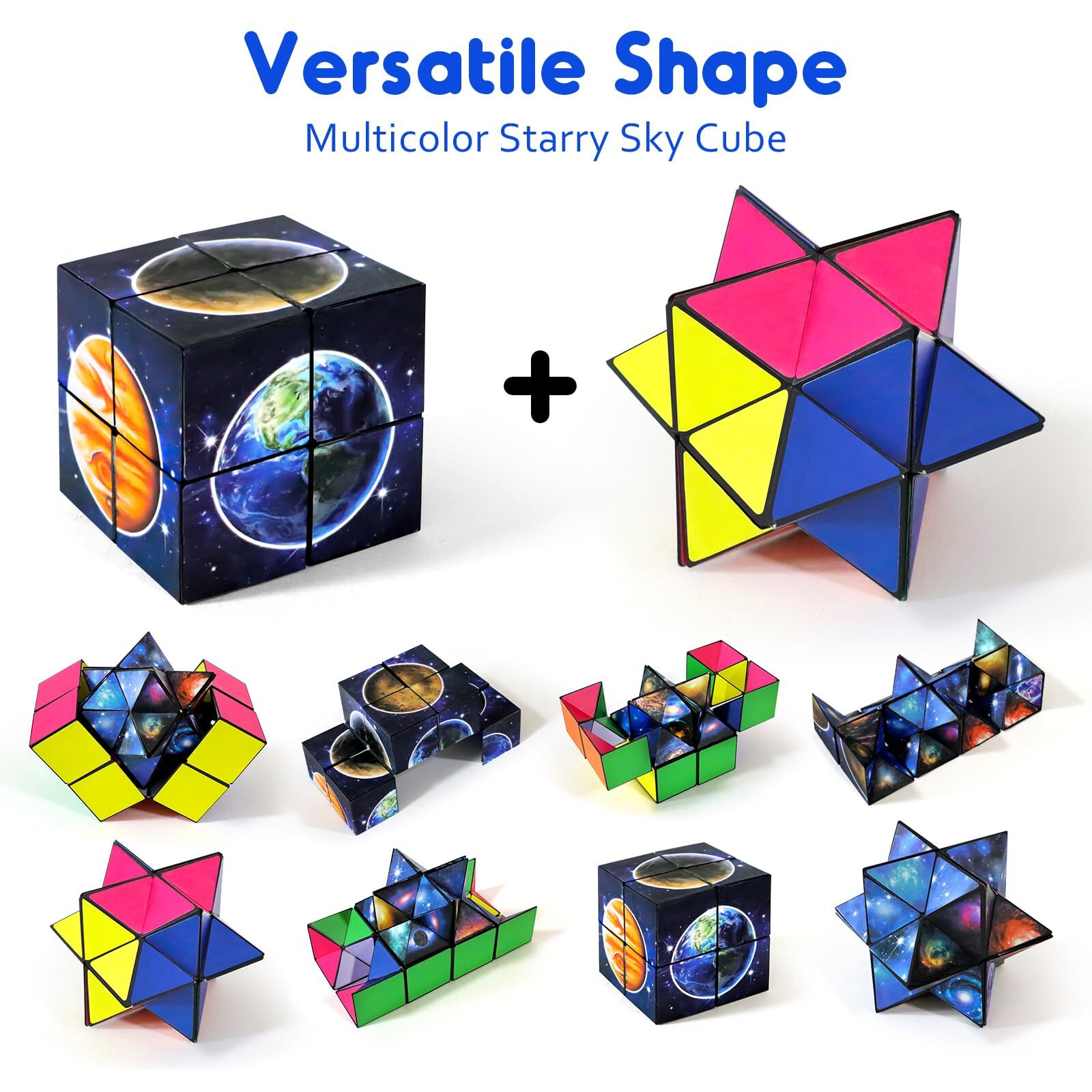 Luaxkpi Toys For Boys Age 6-12 Birthday Gifts For 6 7 8 9 10 Year Old Boy Girls, Fidget Toys Infinity Cubes For Kids 8-12 Cool Fun Magic Cube For Boys Ages 10-12 Years Old Gift Ideas For Teen