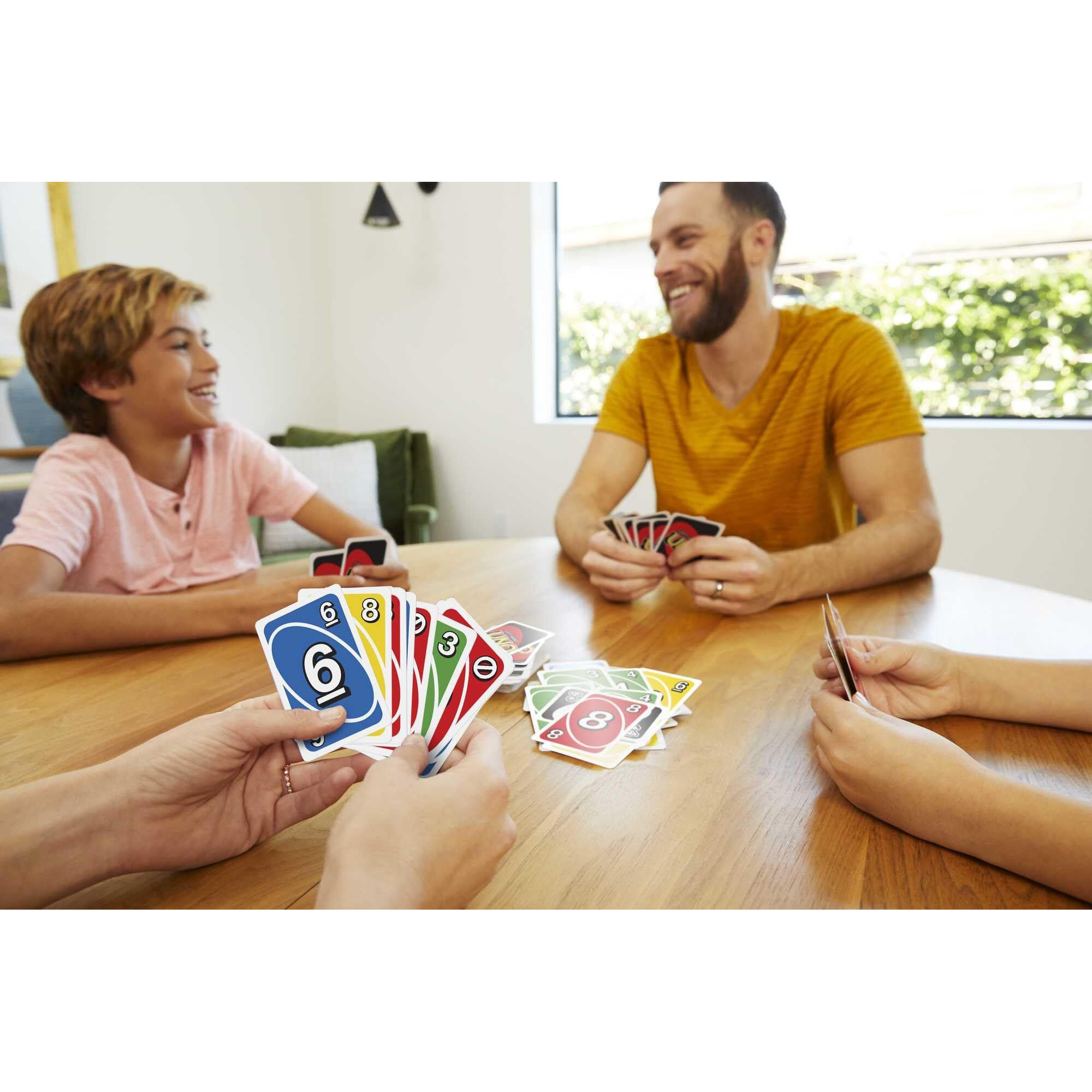 Mattel Games Uno Card Game For Family Night With Cards Specially Designed For Left Handed Players In Collectible Tin Box