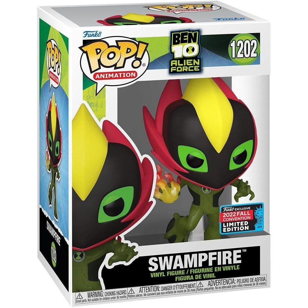 Funko Pop Tv Ben 10- Swampfire Vinyl Figure (Fall 2022 Shared Convention Exclusive)