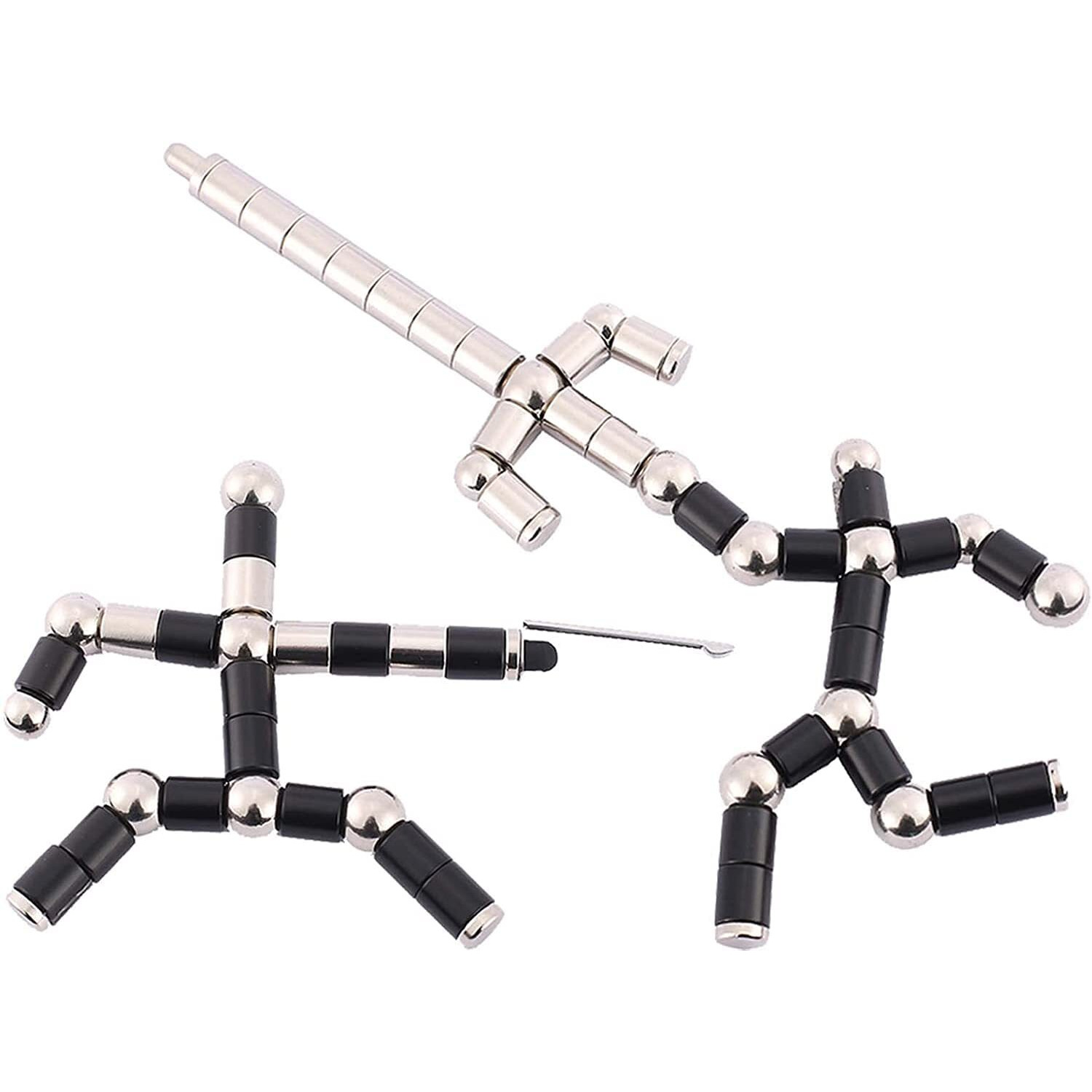 Wqwquu Fidget Pen,Magnetic Pen, Decompression Magnetic Fidget Toy Pen, Magnet Pen Fidget Toy Relieve Pressure Novel Toy Gifts For Kids Or Friends (Color)