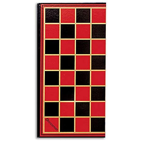 Pressman Checkers -- Classic Game With Folding Board And Interlocking Checkers ,5""