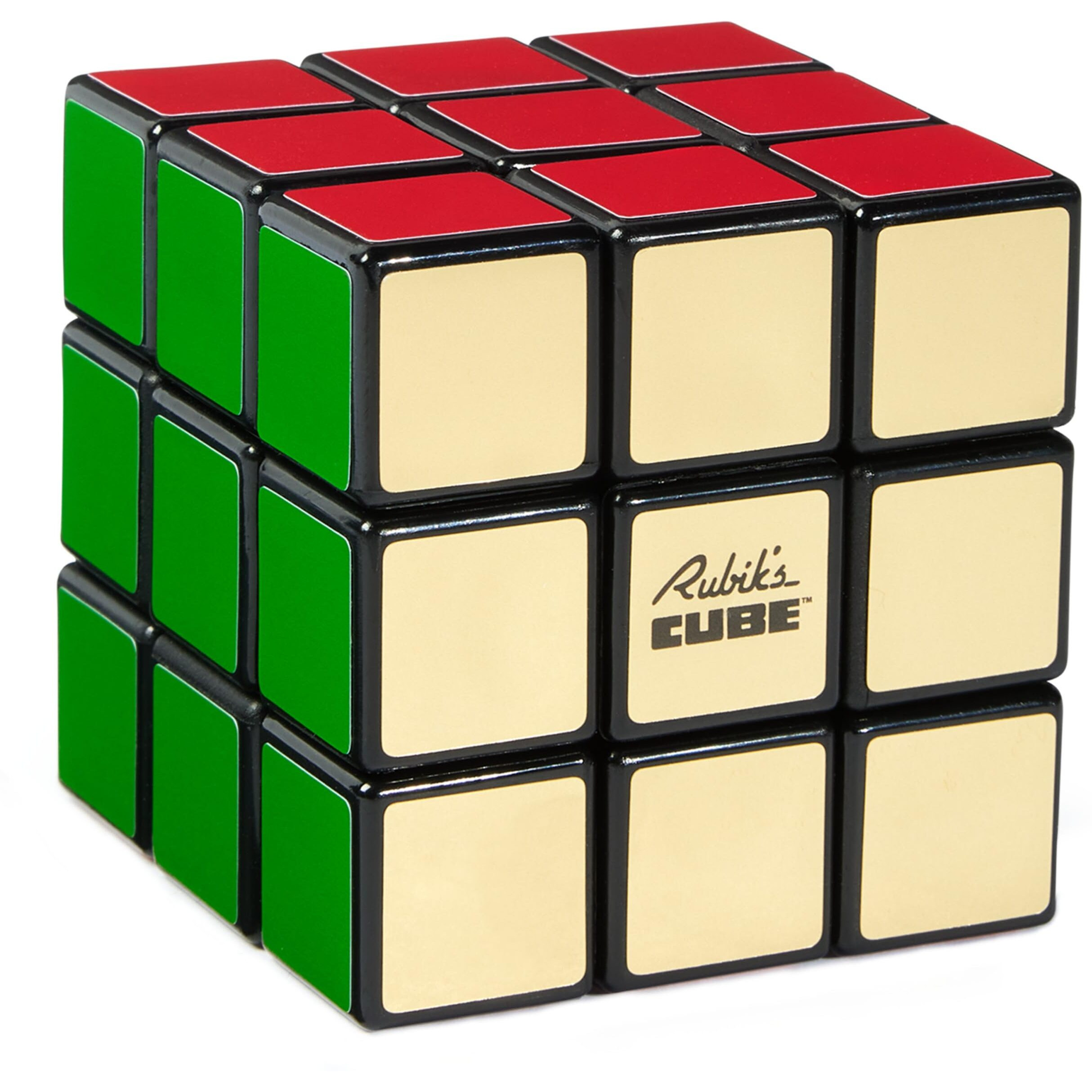 Rubiks Cube, Special Retro 50Th Anniversary Edition, Original 3X3 Color-Matching Puzzle Classic Problem-Solving Challenging Brain Teaser Fidget Toy, For Adults & Kids Ages 8+