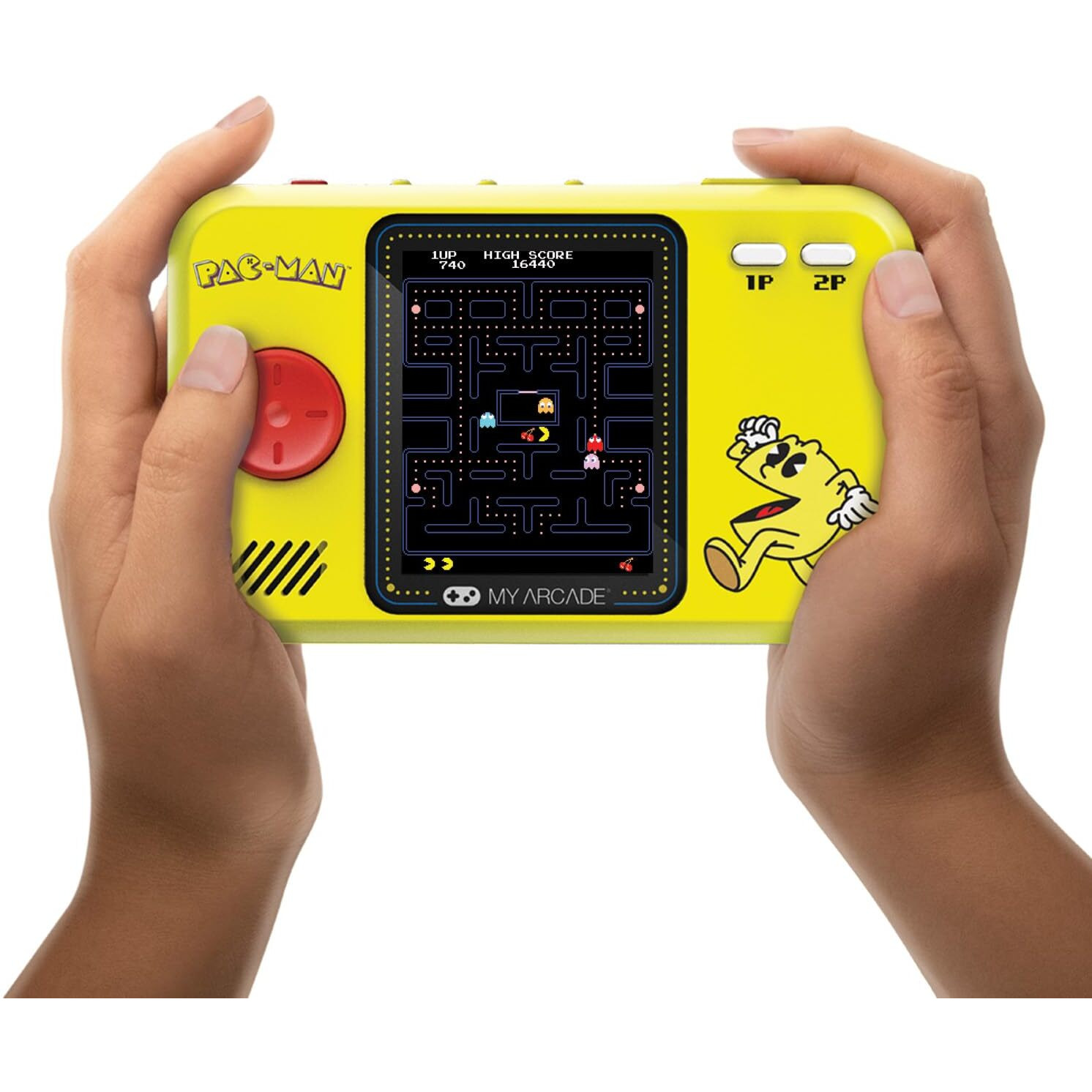 My Arcade Pac-Man Pocket Player Pro Portable Video Game System, 2.75"" Color Display, Ergonomic Design