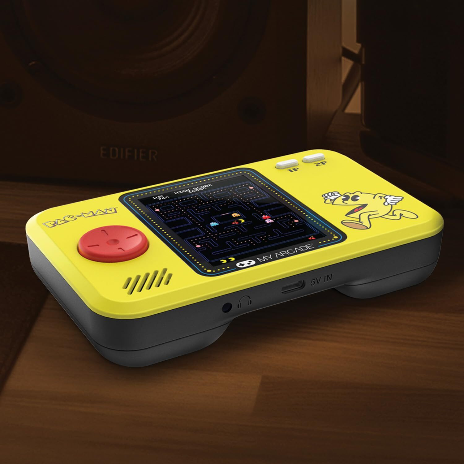 My Arcade Pac-Man Pocket Player Pro Portable Video Game System, 2.75"" Color Display, Ergonomic Design