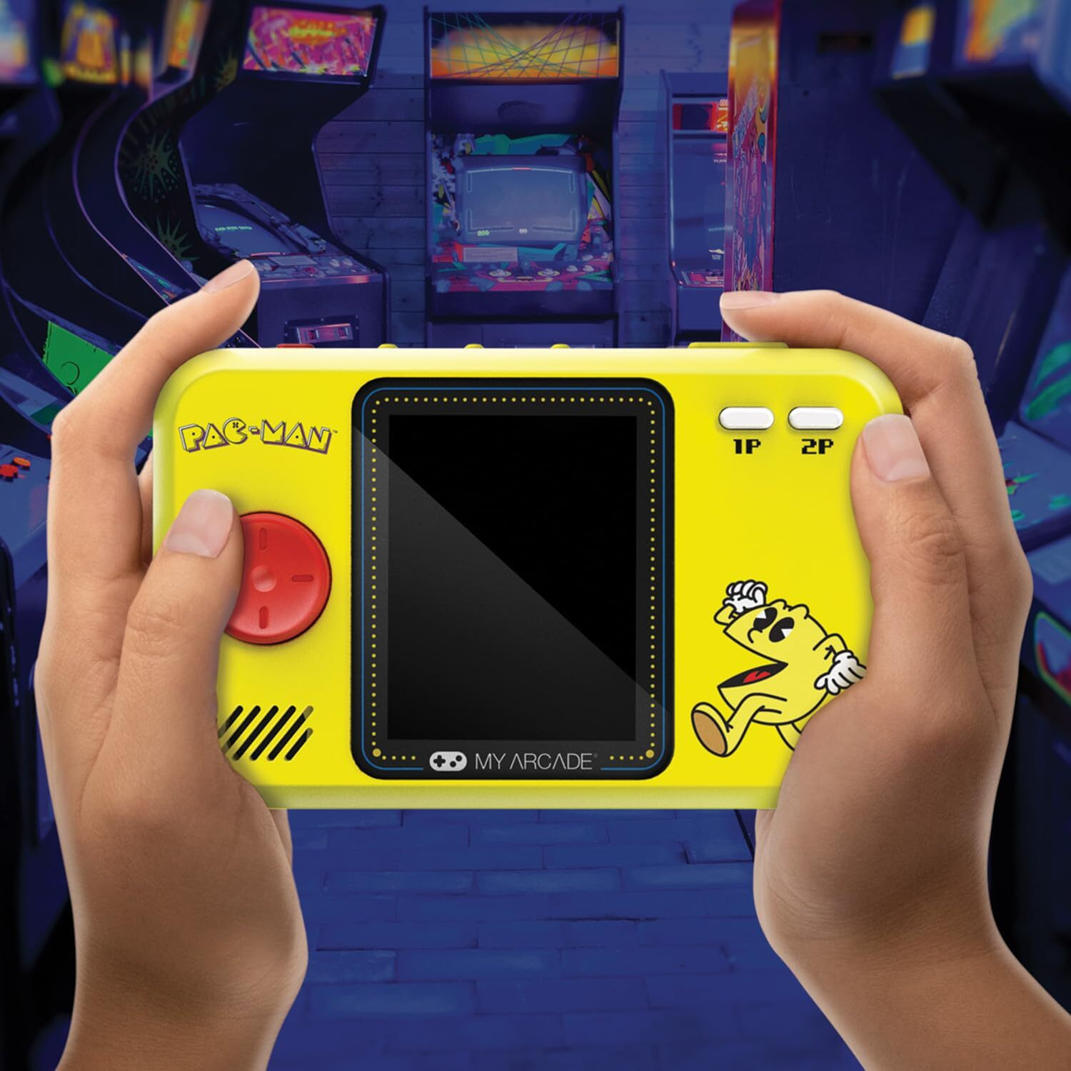 My Arcade Pac-Man Pocket Player Pro Portable Video Game System, 2.75"" Color Display, Ergonomic Design