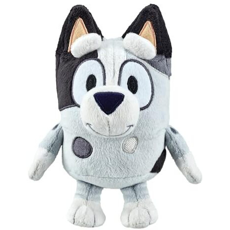 Bluey's Cousins Muffin & Socks Plush Toy Bundle Includes 8"" Muffin Plush & 7.5"" Socks Plush - Made With Deluxe Fabrics & Featuring Embroidered Details. Collect All Of Bluey's Plush Family & Friends