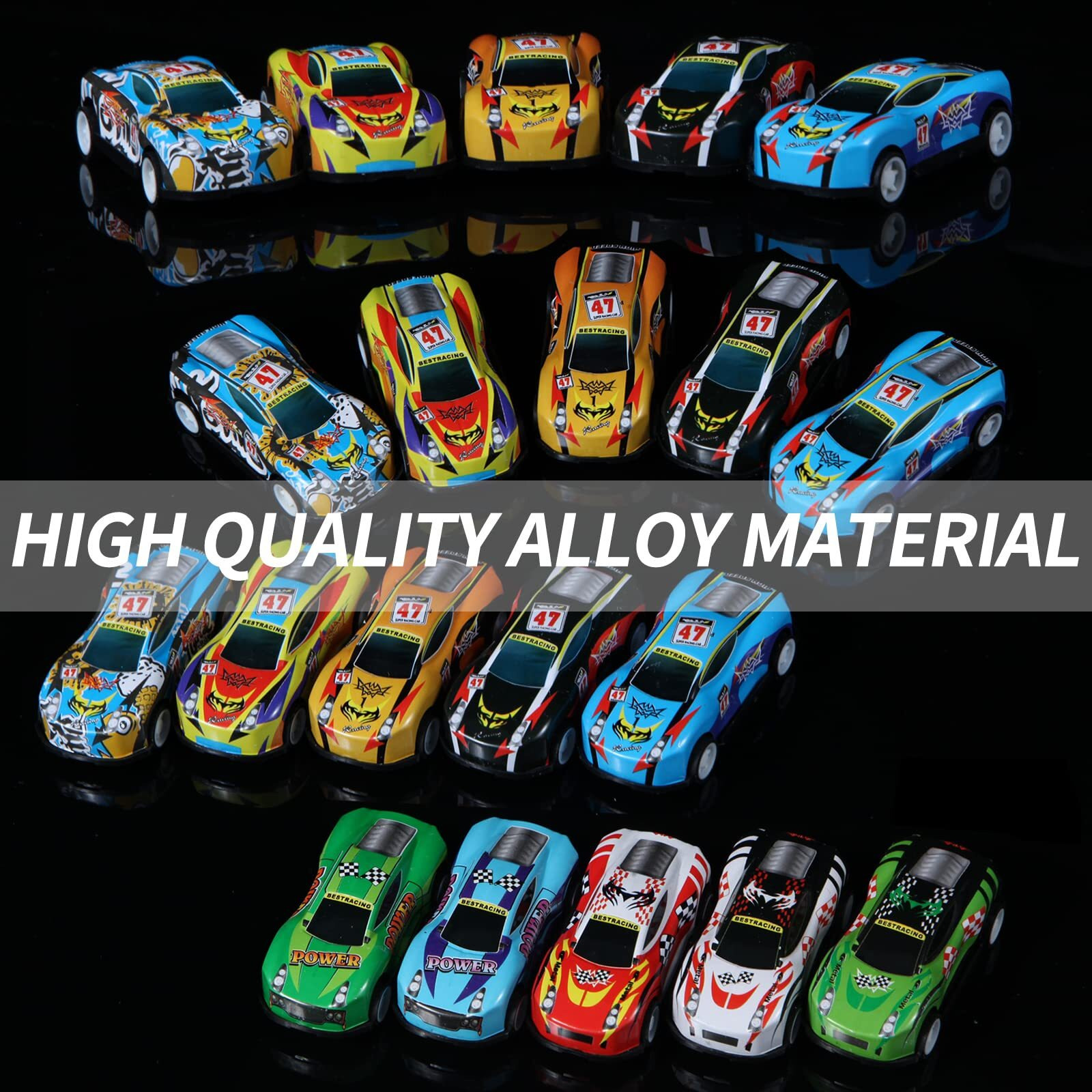 Benzem 28 Pack Pull Back Cars For Kids, Mini Vehicles Toy Bulk Party Favor Race Cars Toys, Goodie Bag Stuffers, Pinata Fillers For Boys Girls Toddlers