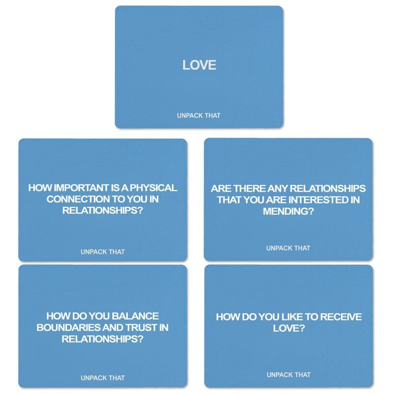 Unpack That Love Deck Relationship Cards For Couples And Dating - Real Questions About Love And Relationship That Matter