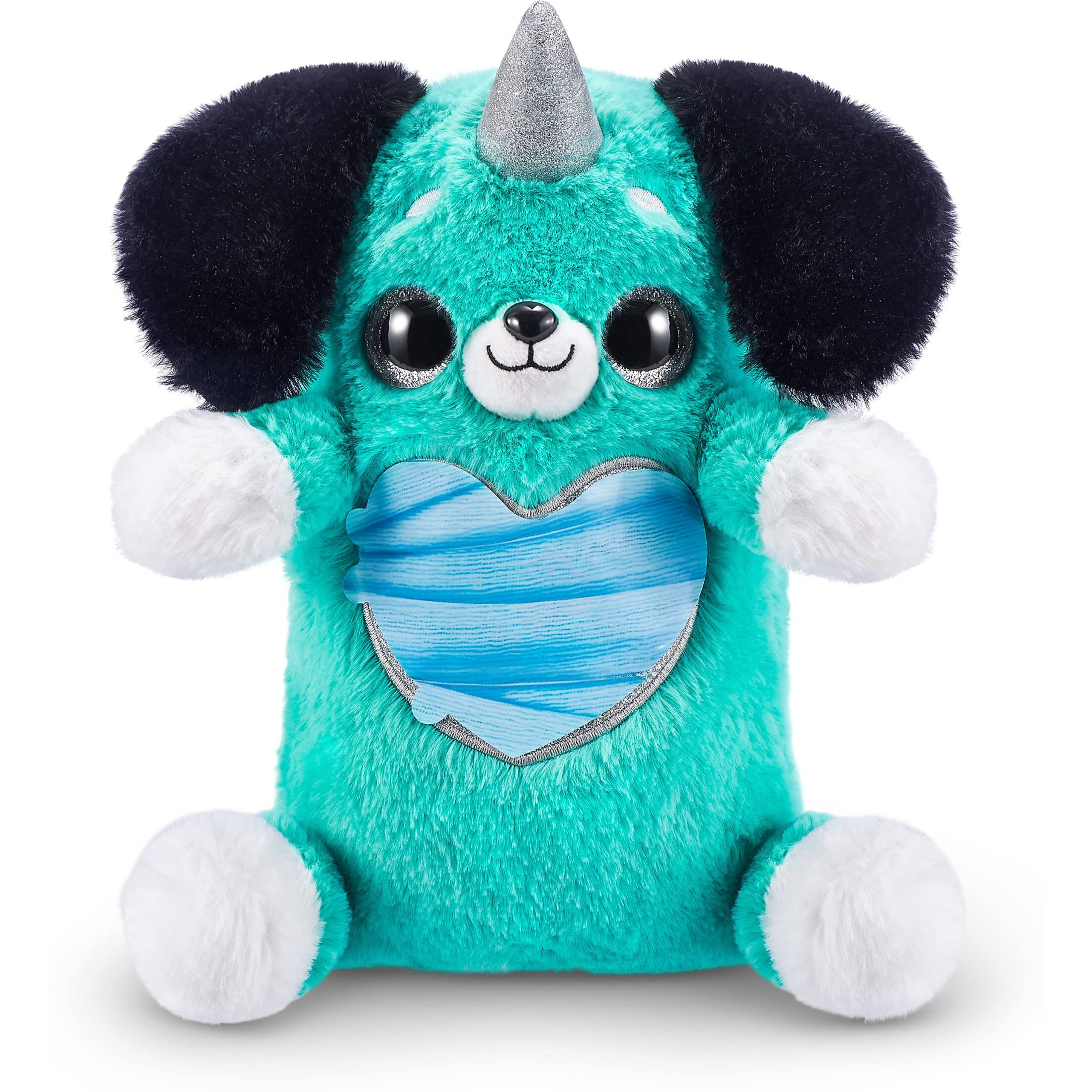 Rainbocorns Puppycorn Rescue (Sausage) By Zuru, Collectible Plush, Stuffed Animal Toys, Surprise Egg, Stickers, Syringe Slime, Ages 3+ For Girls, Children