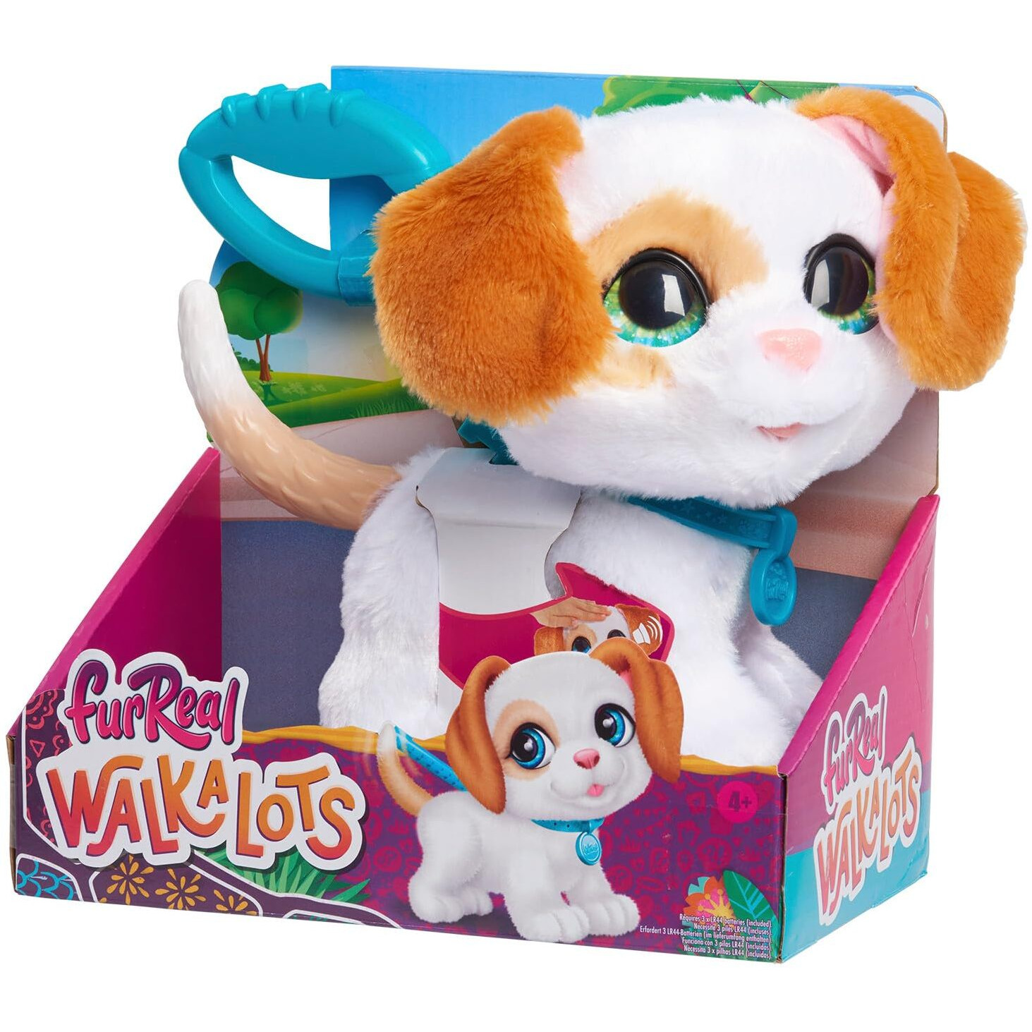 Just Play Furreal Walk-A-Lots Big Wags Interactive Toy , Walking 8-Inch Plush Puppy With Sounds, Kids Toys For Ages 4 Up
