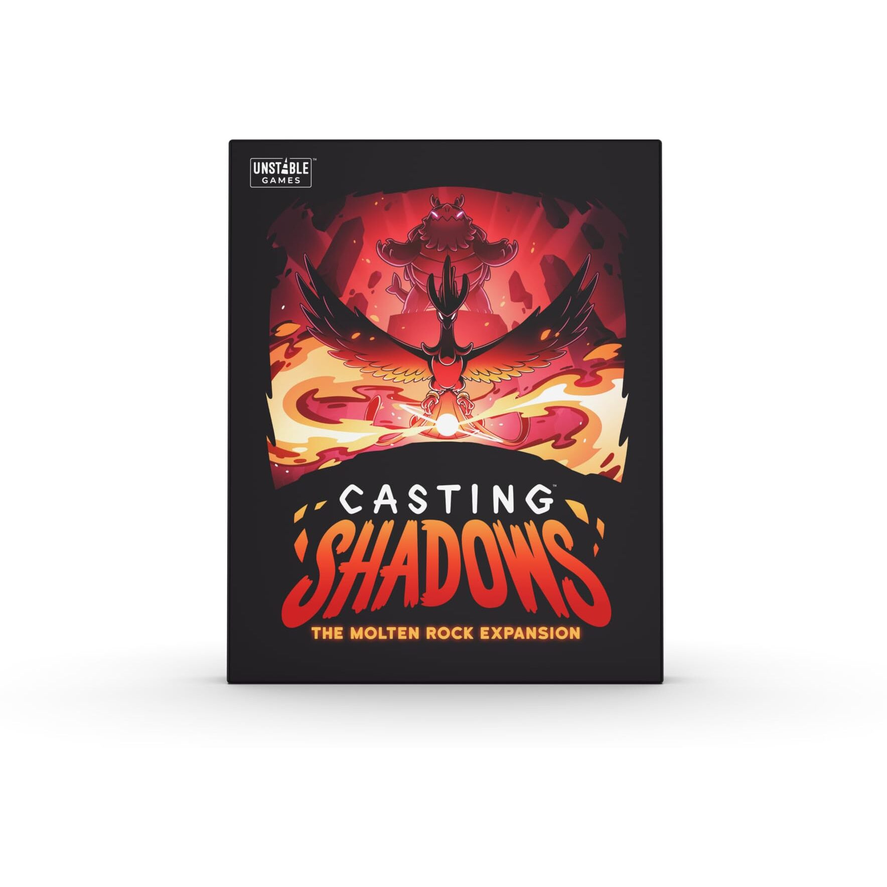 Unstable Games - Casting Shadows Molten Rock Expansion - Designed To Be Added To Your Casting Shadows Base Game - 2-6 Players - Ages 12+