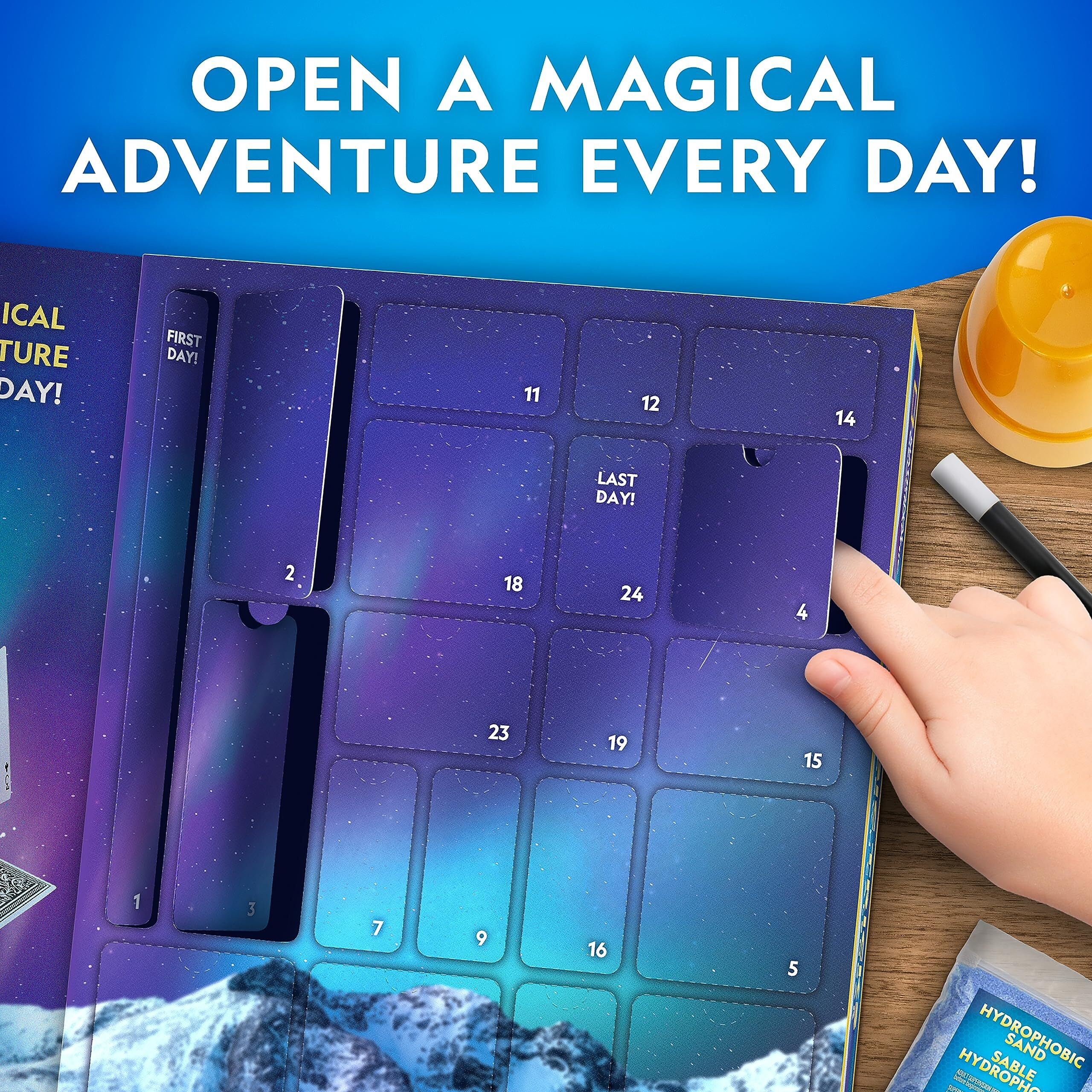 National Geographic Magic Advent Calendar 2024 - Kids Advent Calendar With 24 Magic Tricks & Science Experiments, Christmas Countdown Calendar, Christmas Toys, Advent Calendar Magic