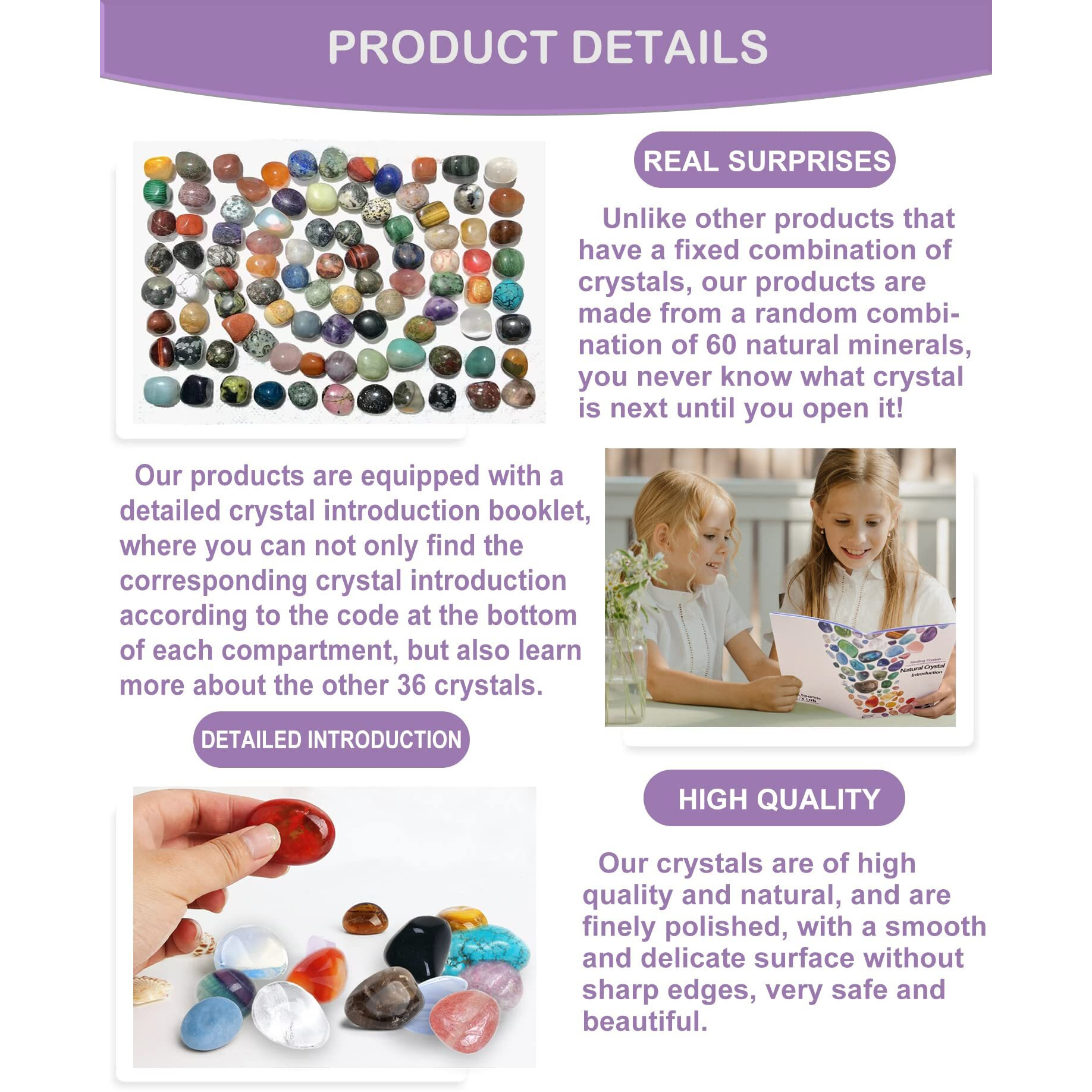 Sparklexlab Advent Calendar 2024 - Crystal Advent Calendar For Adults Teens Girls Boys With 24 Gemstones To Open Each Day - Natural Mineral & Crystal For Learning