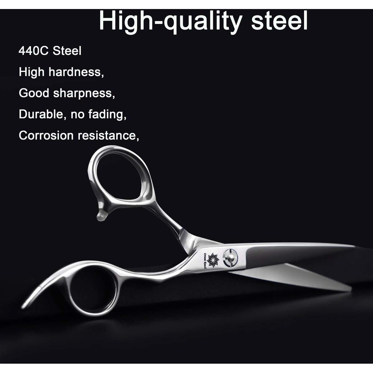 Hair Cutting Scissors Professional Barber Shears Dream Reach 6.0 Inch Hairdressing Regular Scissor Salon Razor Edge Hair Cutting Shear Japanese 440C Stainless Steel