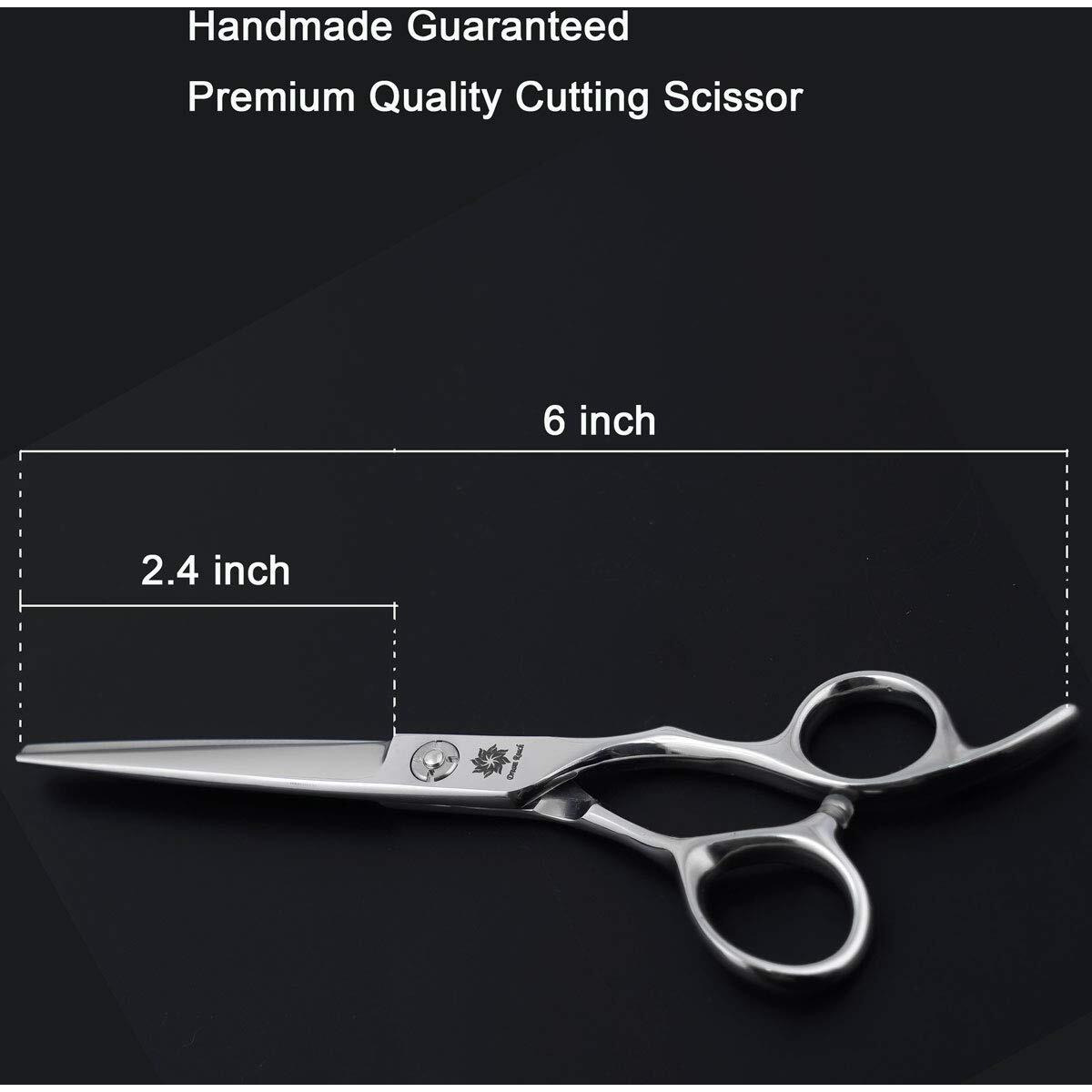 Hair Cutting Scissors Professional Barber Shears Dream Reach 6.0 Inch Hairdressing Regular Scissor Salon Razor Edge Hair Cutting Shear Japanese 440C Stainless Steel