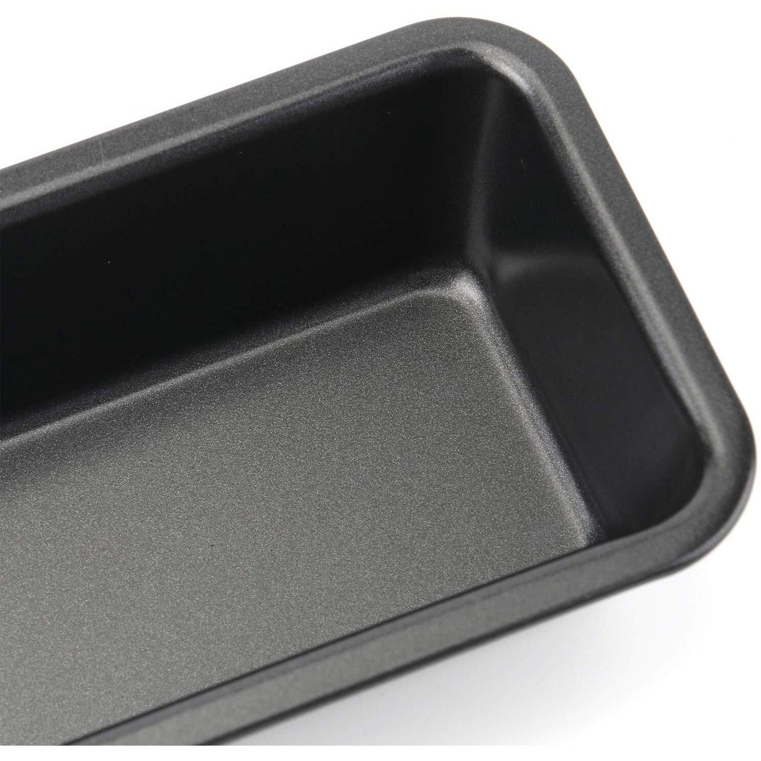 Lawei 6 Piece Non-Stick Mini Loaf Pan - 3.5 X 6 Inch Carbon Steel Bread And Toast Mold, Little Bakeware Pans For Banana Bread, Breads, Small Cakes And Individual Meatloafs