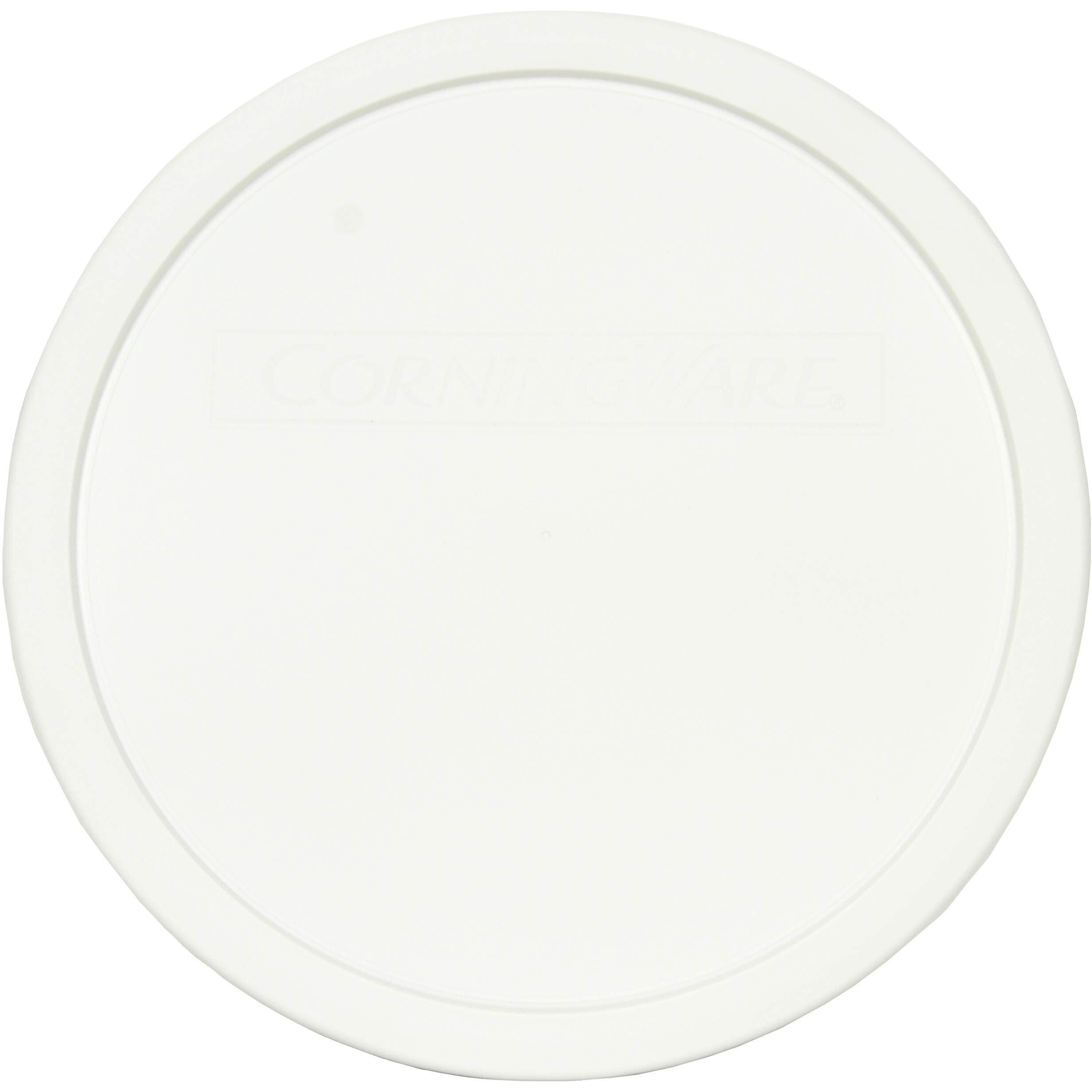 Corningware (1) Fs-1-Pc 2.5Qt French White Lid And (1) F-5-Pc 1.5Qt French White Lid