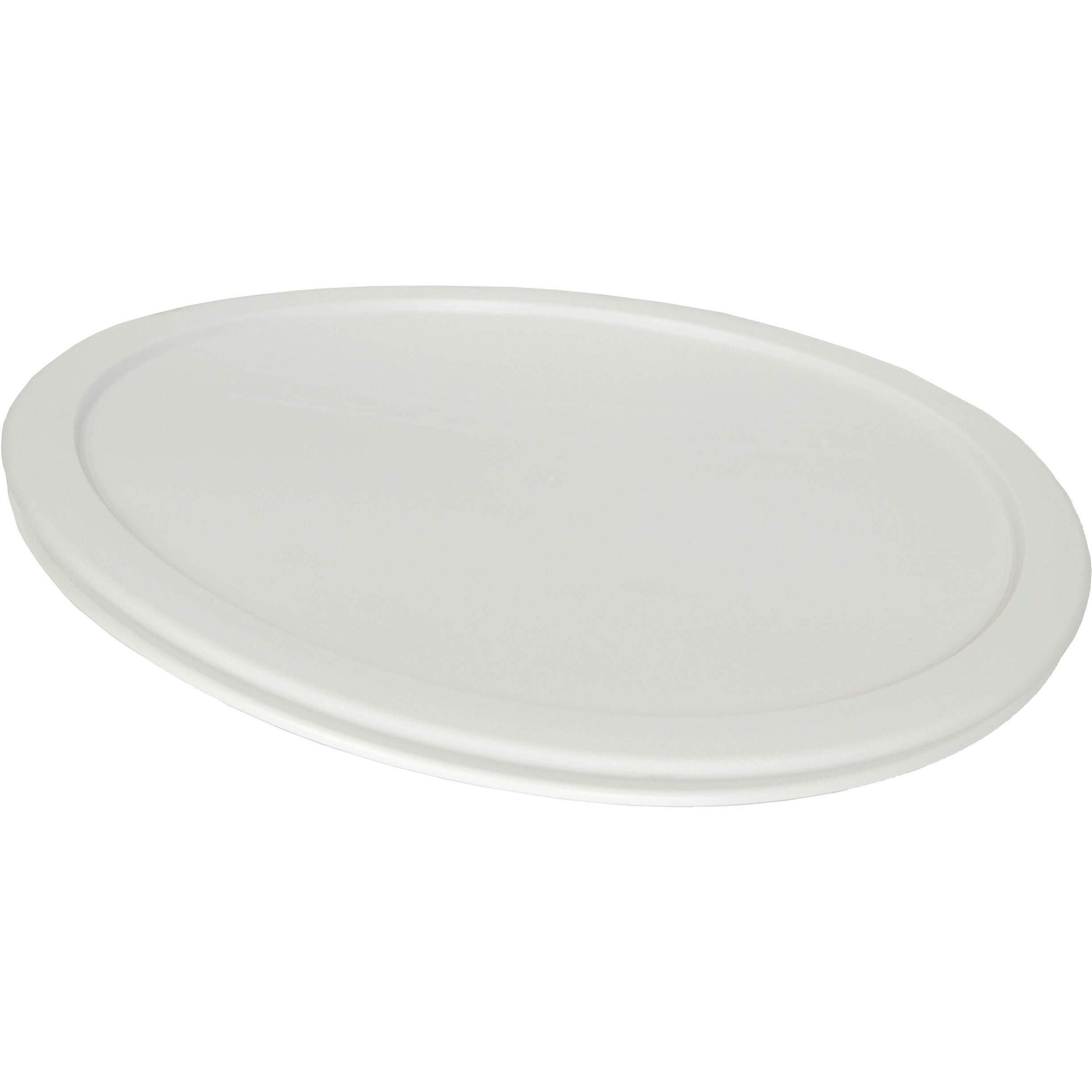 Corningware (1) Fs-1-Pc 2.5Qt French White Lid And (1) F-5-Pc 1.5Qt French White Lid