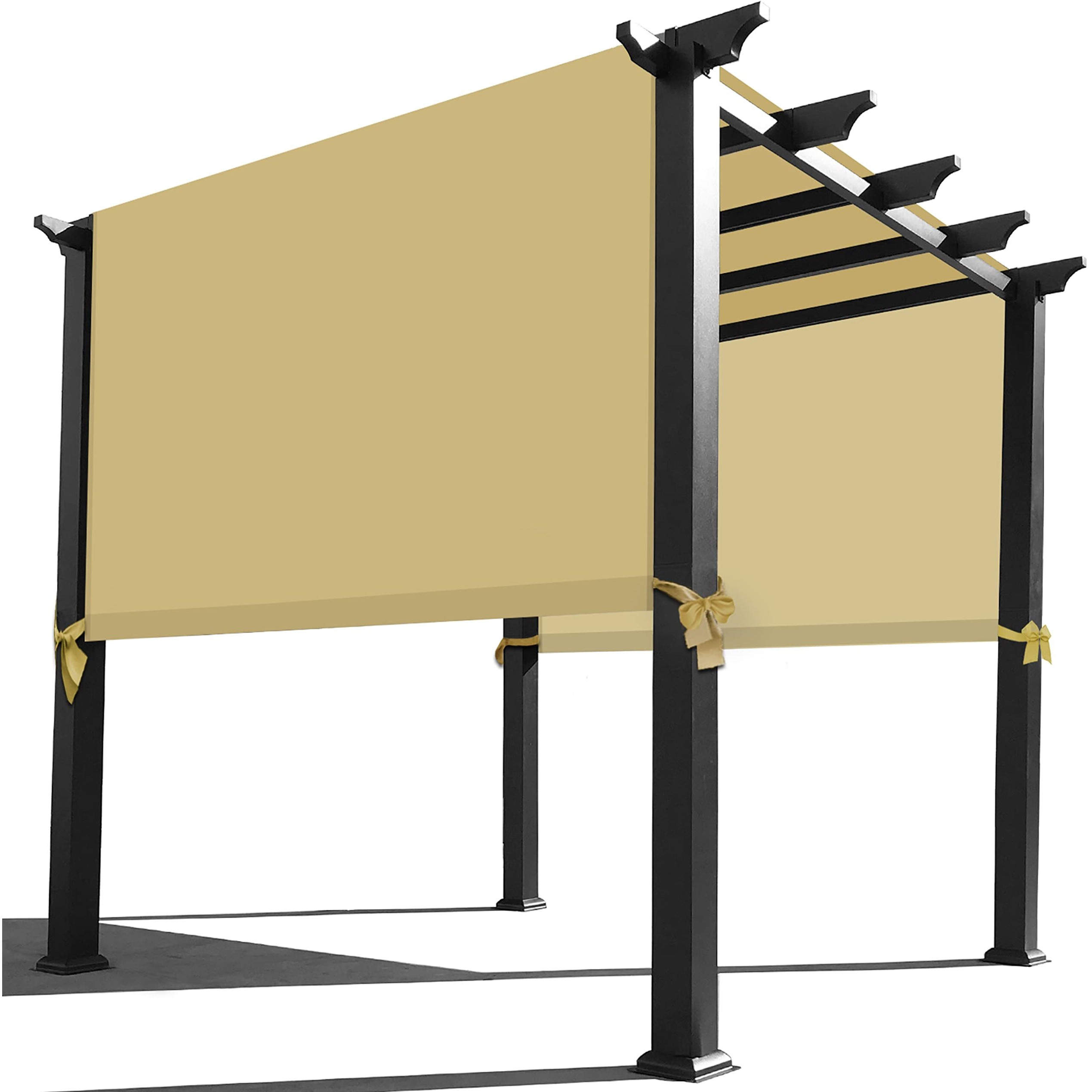 Alion Home Waterproof Pergola Covers - Pergola Replacement Canopy - Universal Replacement Canopy For Pergola (16' L X 10' W, Sand)