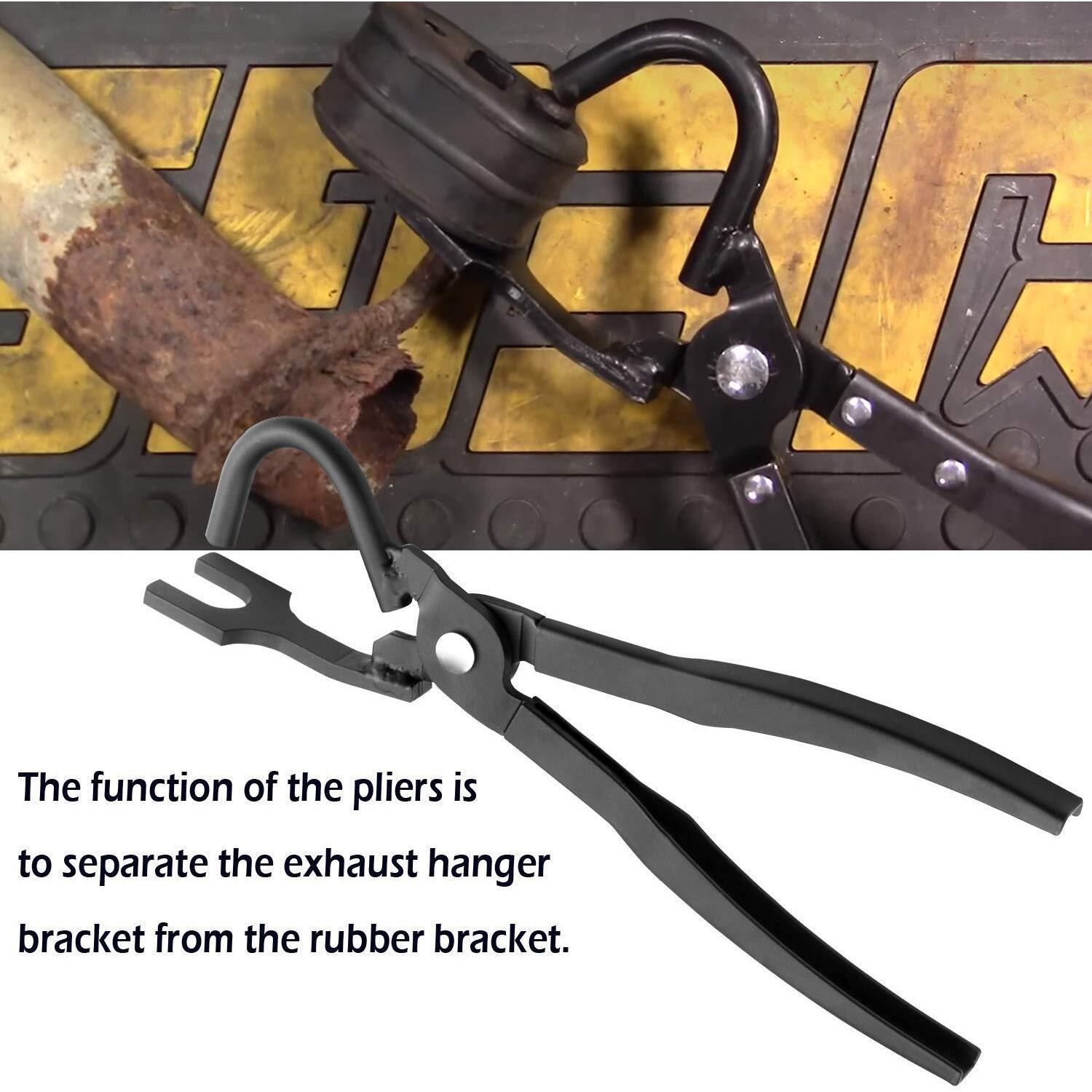 Kujunpao Exhaust Pliers Pipe Rubber Bracket Hanger Support Removal Tool
