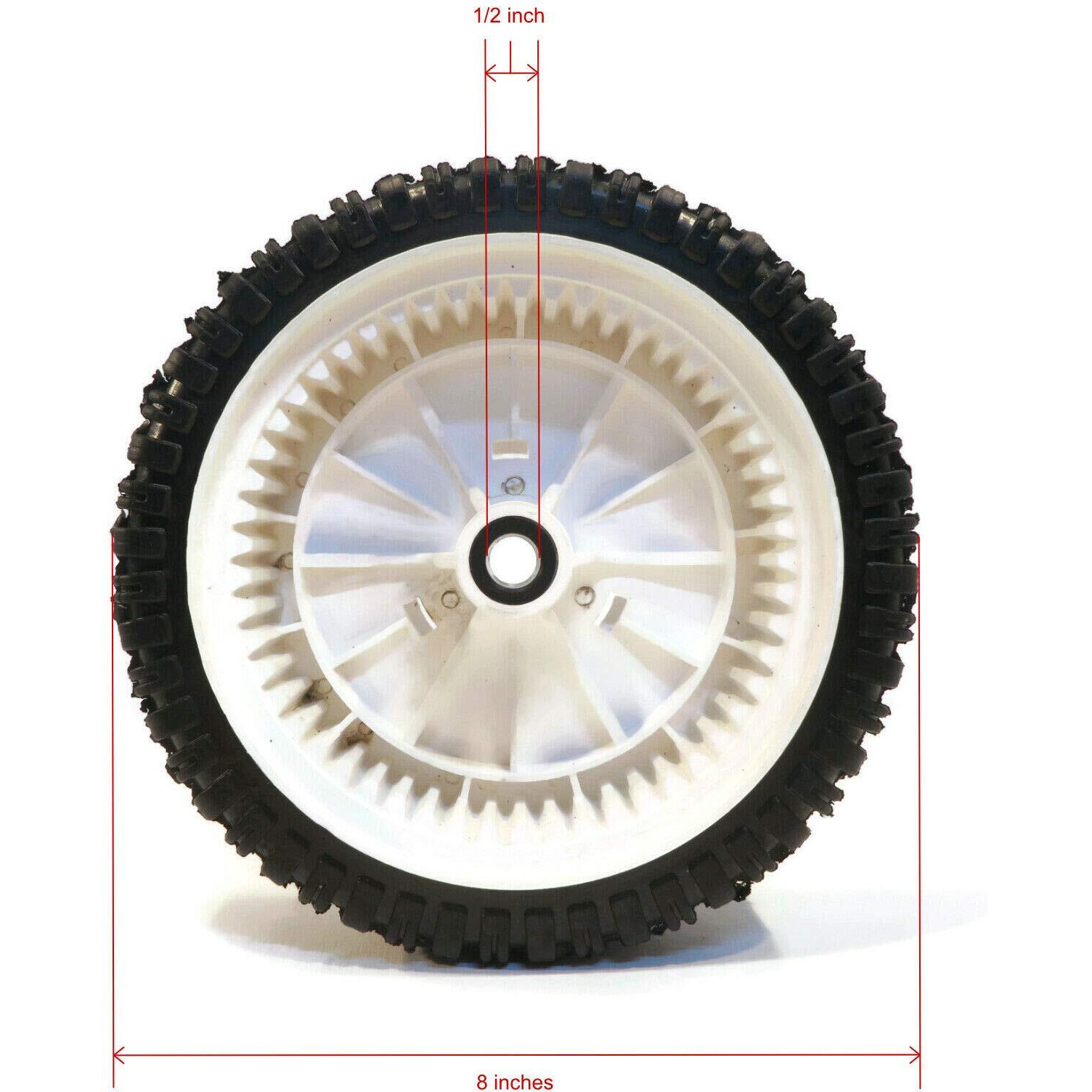 Lawnmowers Parts 2 (Two) Wheels Replace 180773 532180773 Craftsman Poulan Husqvarna