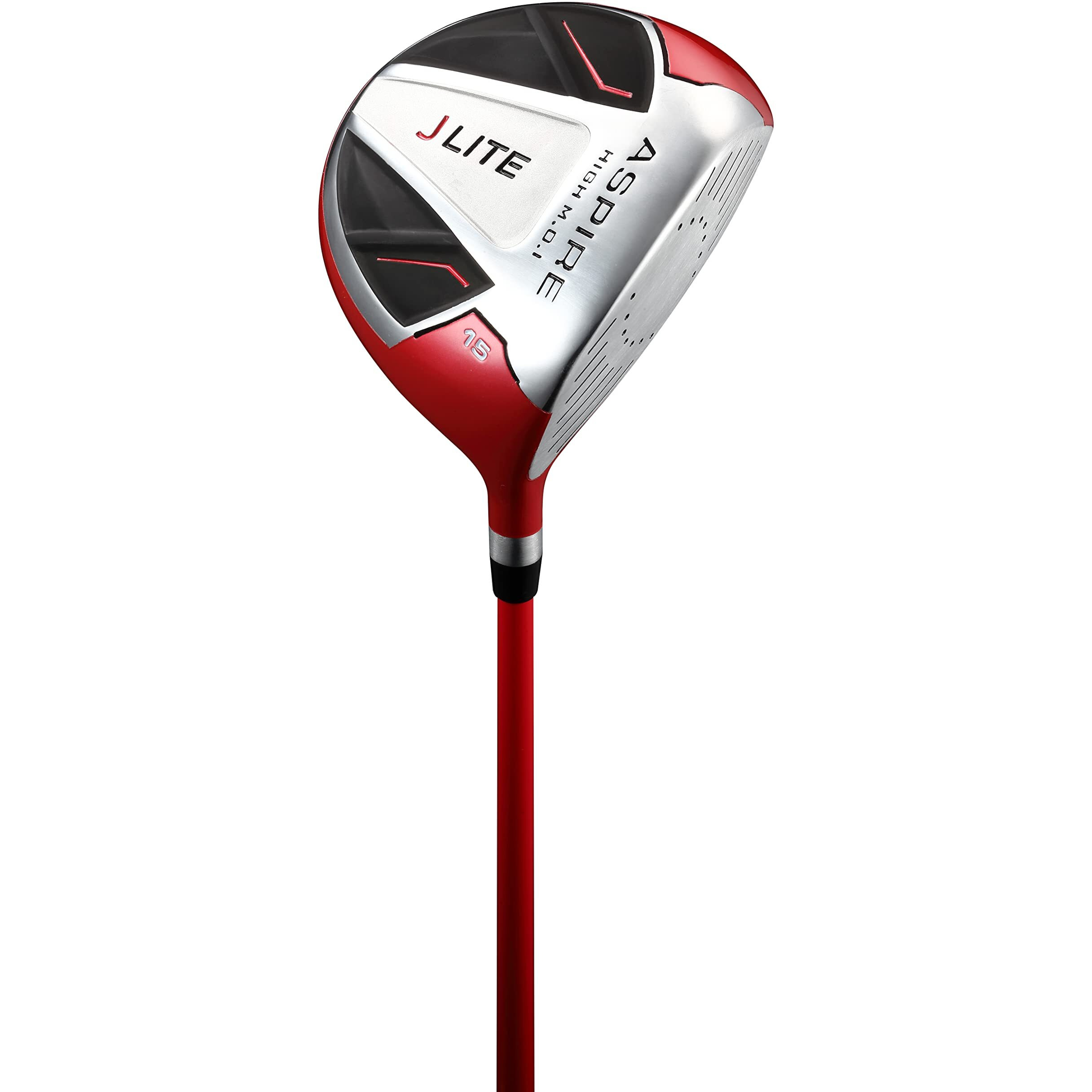 Aspire Xlite Super Performance Precise Junior Golf Club Set, Red Set For Ages 3 To 5, Right Handed