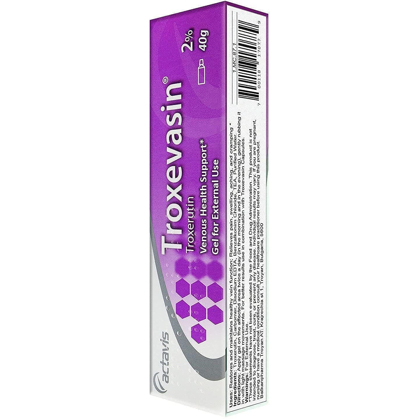 Troxevasin Gel 40G/1.4 Oz By Troxevasin