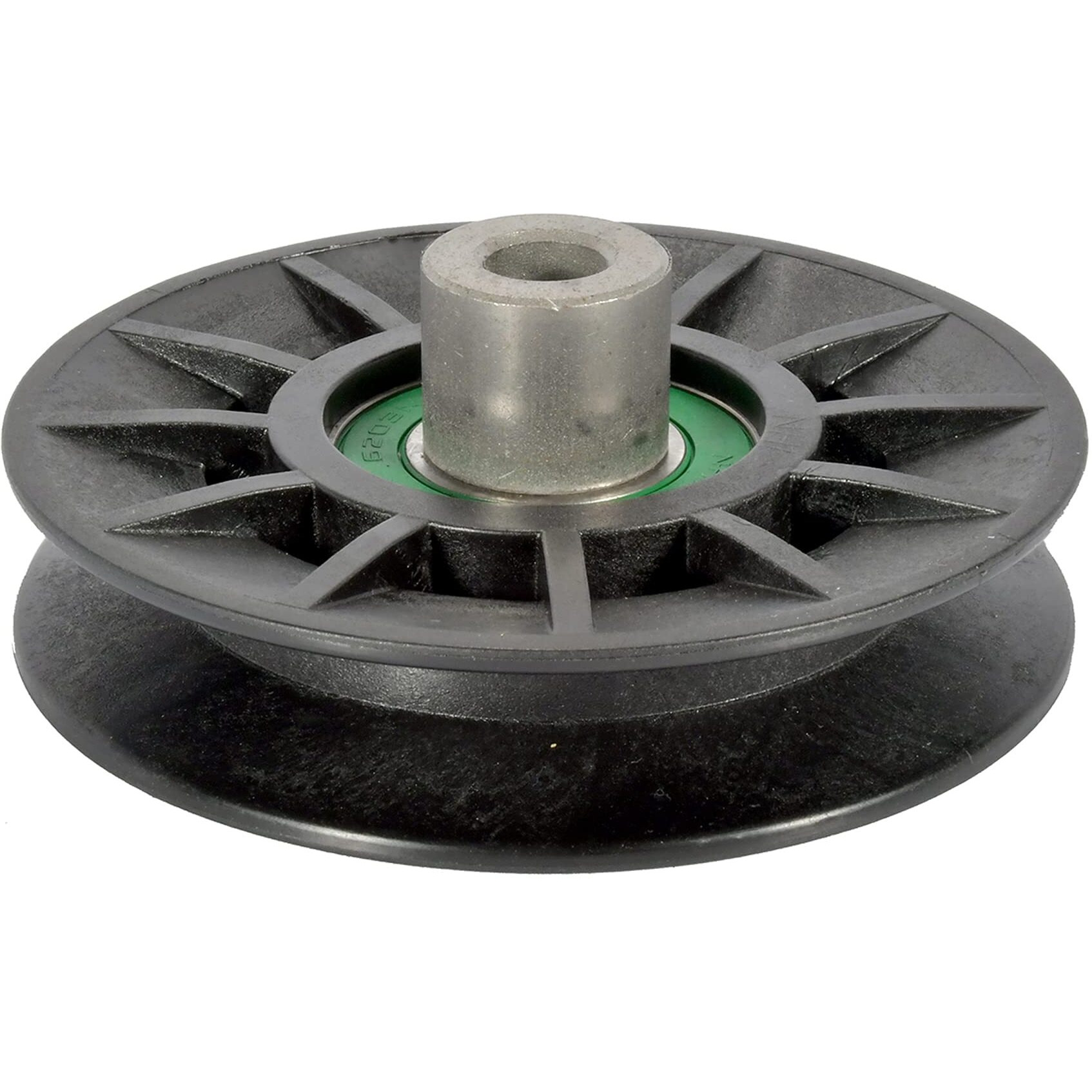 Maxpower 332519B V-Idler Pulley For Craftsman, Husqvarna, Poulan Mowers Replaces Oem Numbers 194326 And 532194326, Black