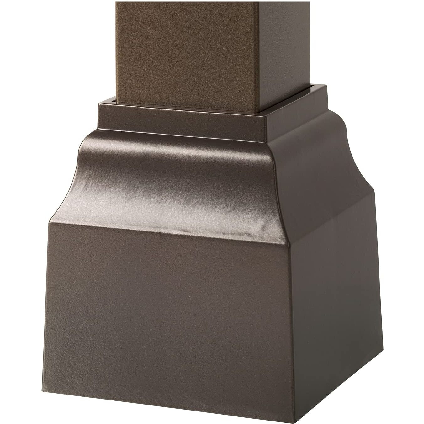 Whitehall Cascade Bronze Mailbox Post Base Cuff