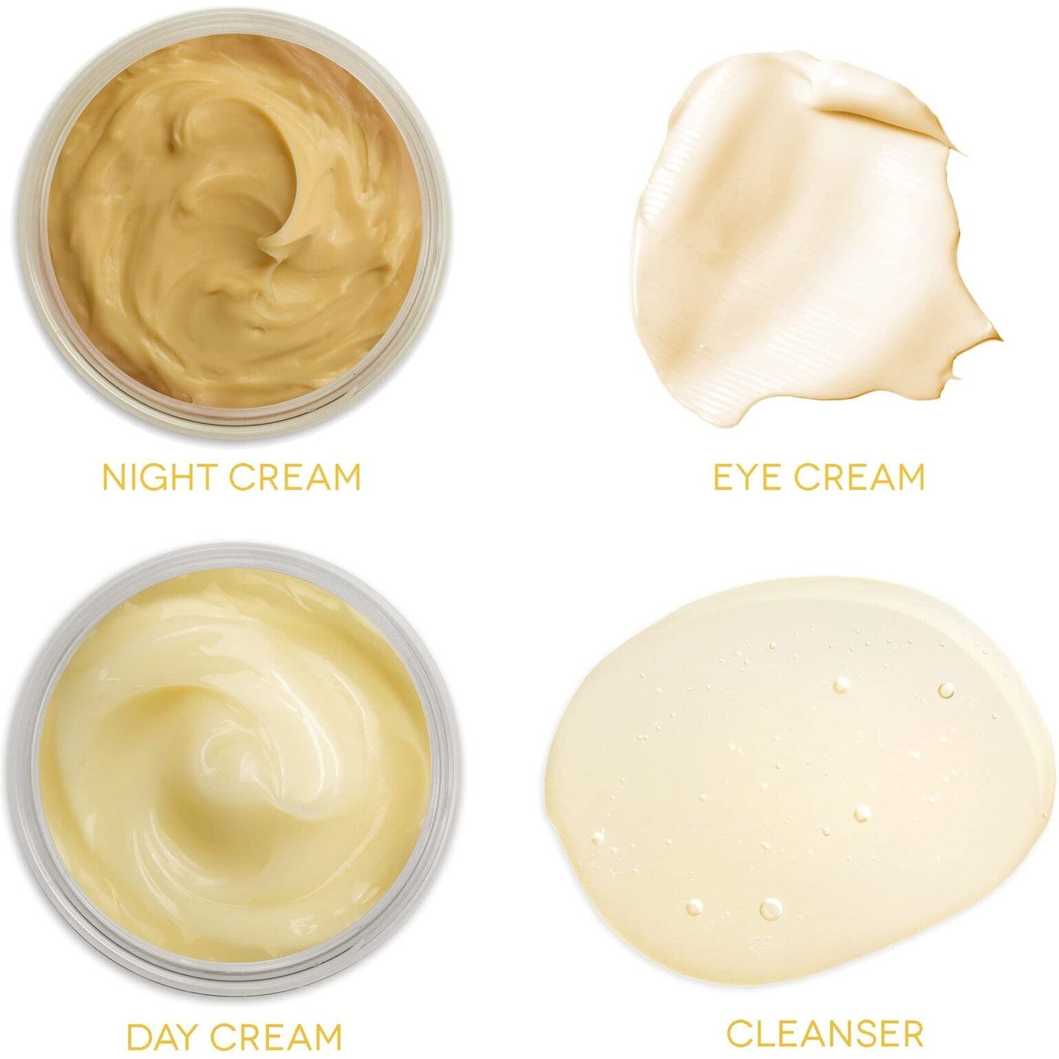 Earth To Skin Facial Care Starter Set Manuka Honey Cleanser (1.0 Fl Oz), Day Gel Cream (0.5 Fl Oz), Night Cream (0.5 Fl Oz), And Royel Jelly Eye Cream (0.23 Fl Oz)