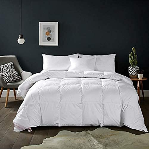 Maple Down Soft King Size Comforter Duvet Insert-Down Alternative Comforter Quilted With Corner Tabs-Lightweight Breathable Brushed Microfiber Machine Washable (King, 106"&quotX90"")