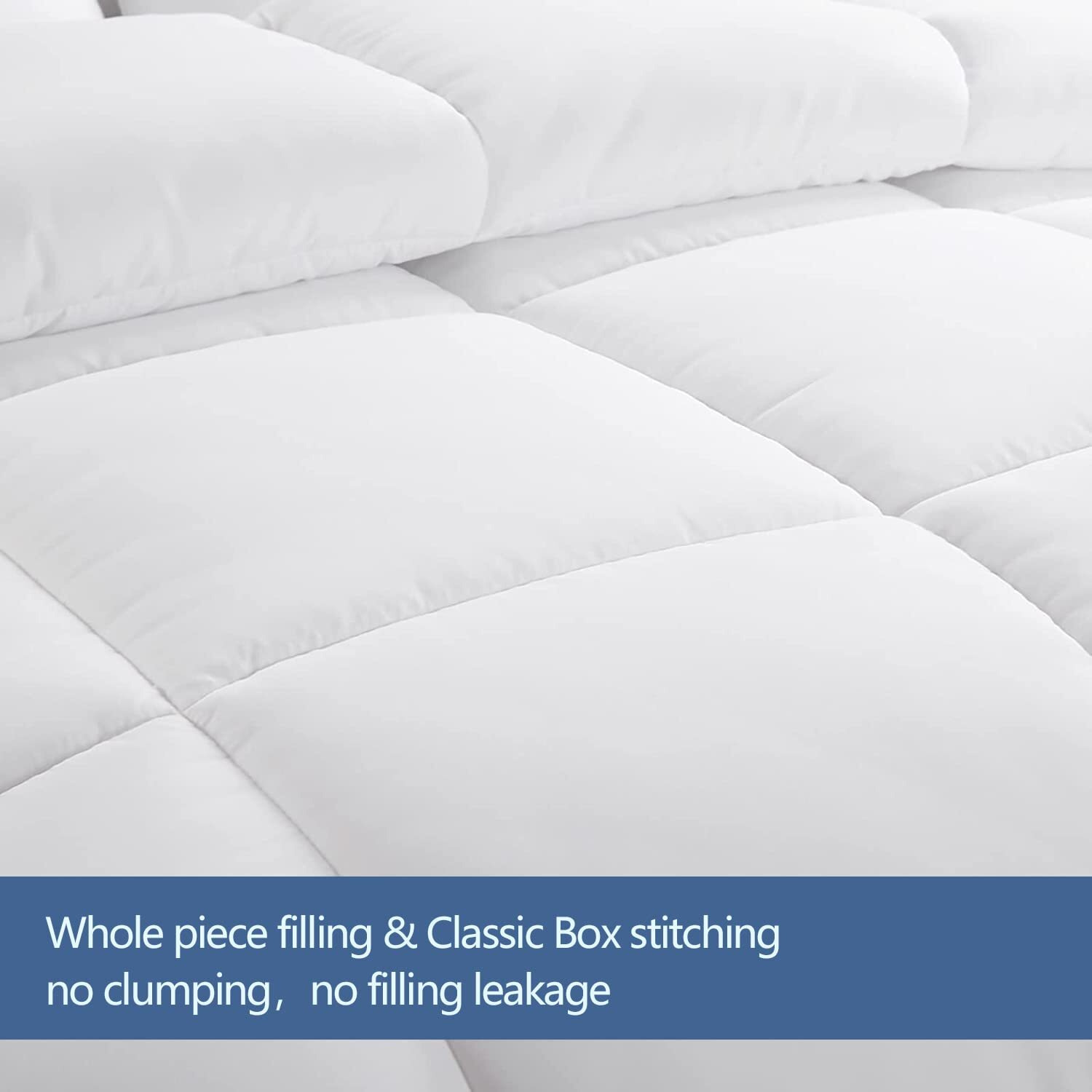 Maple Down Soft King Size Comforter Duvet Insert-Down Alternative Comforter Quilted With Corner Tabs-Lightweight Breathable Brushed Microfiber Machine Washable (King, 106"&quotX90"")